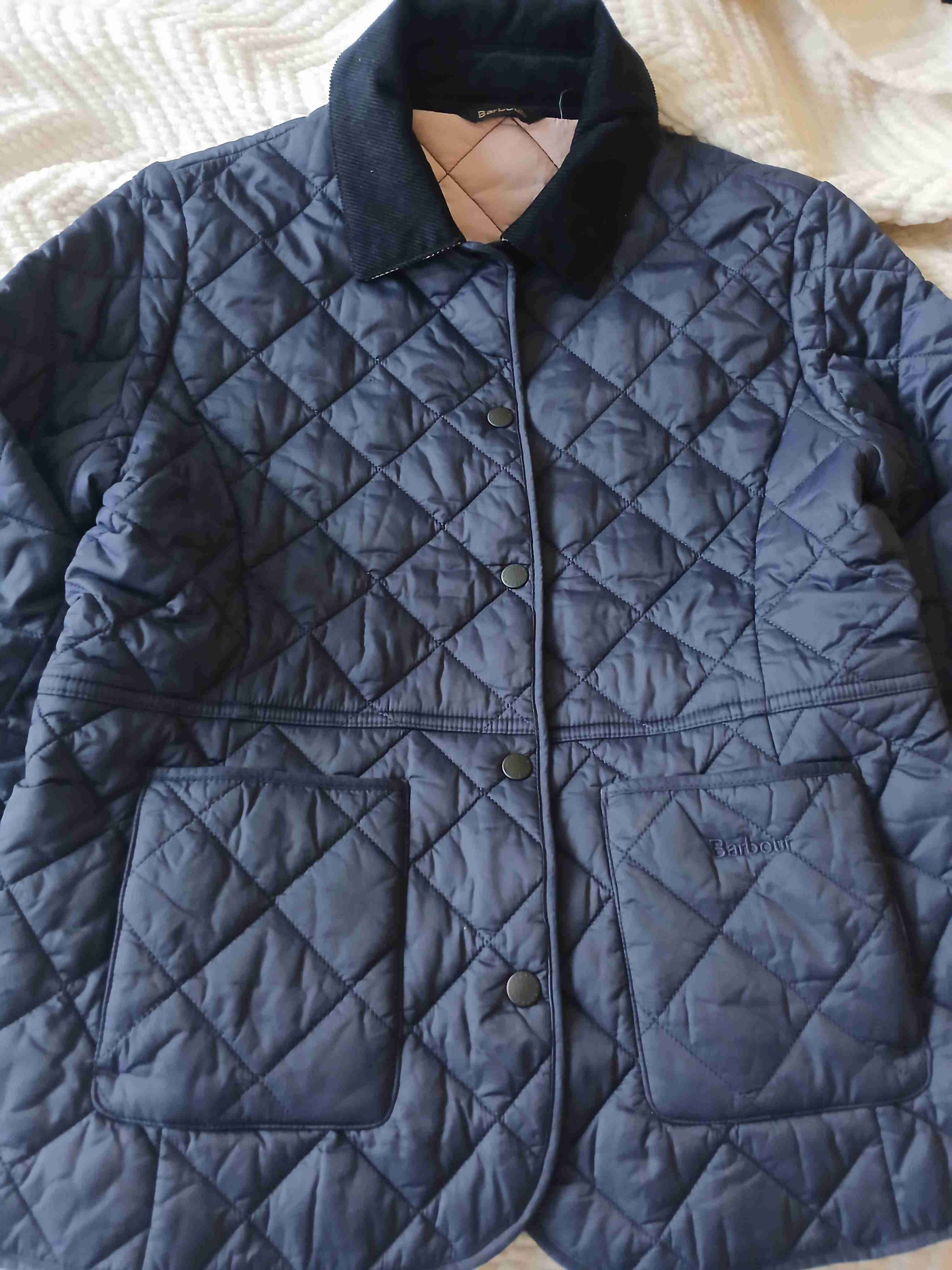 Chaqueta acolchada azul marino - miniatura 3