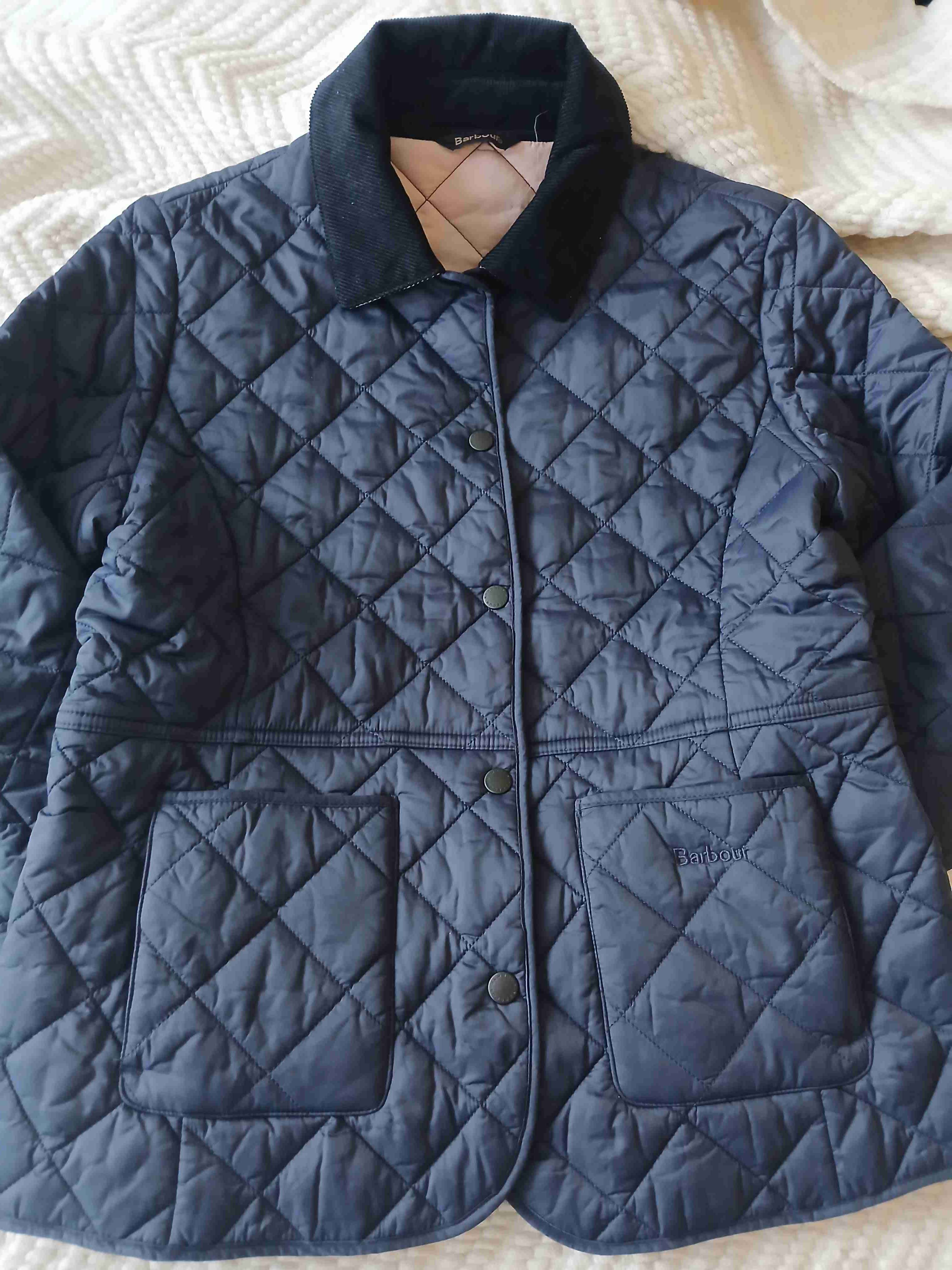 Chaqueta acolchada azul marino - miniatura 4