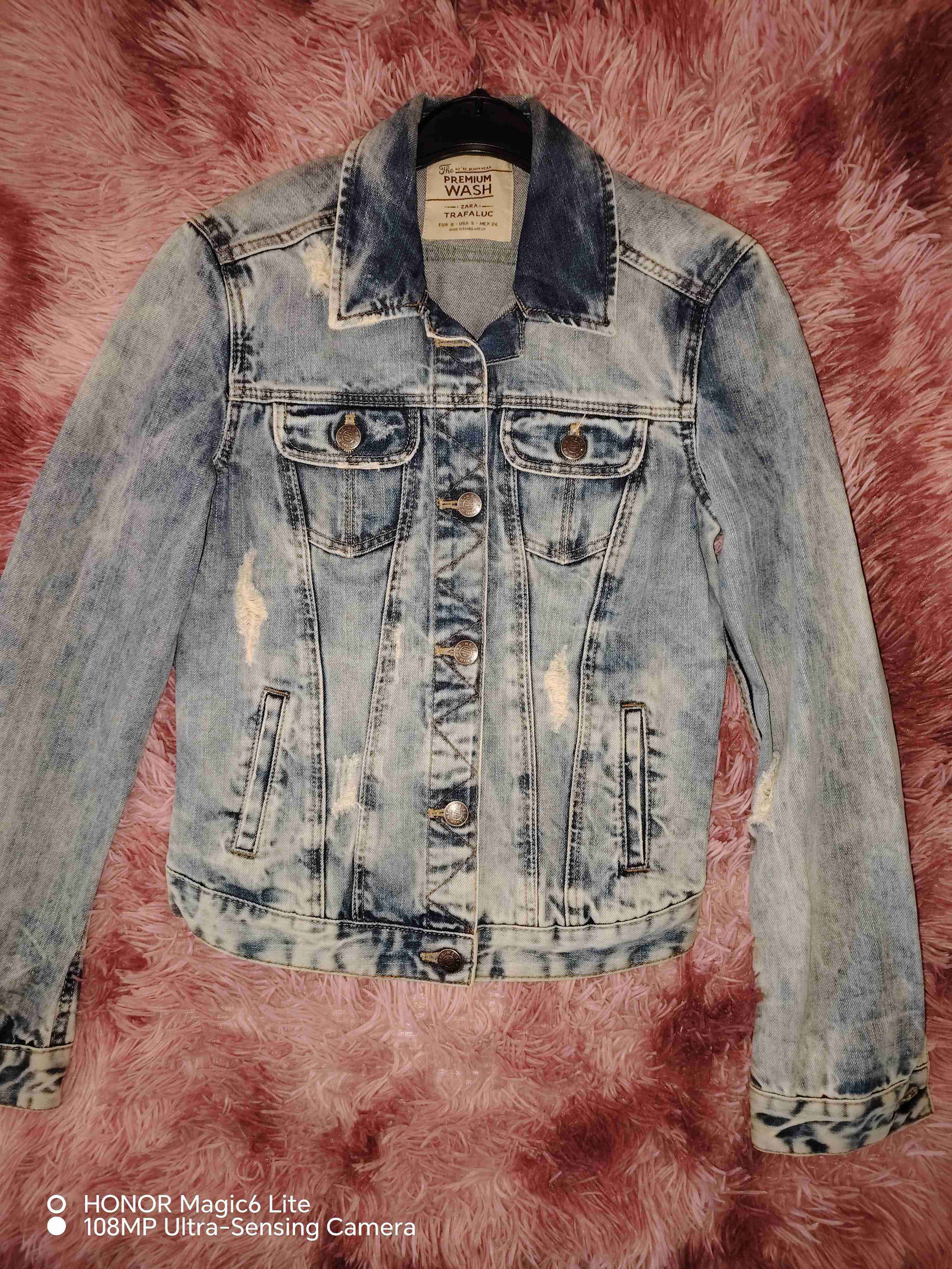 Chaqueta de mezclilla desgastada - 1