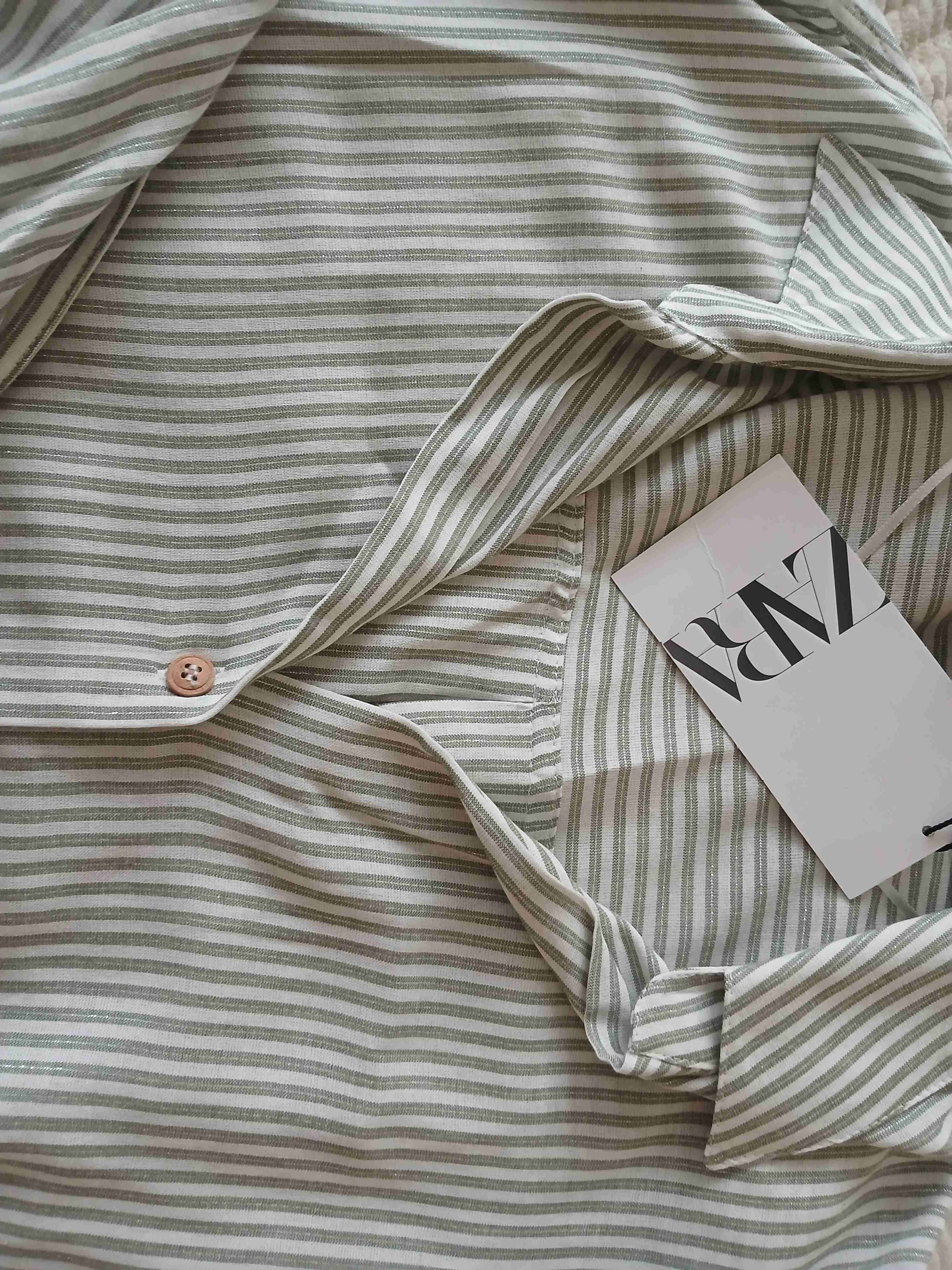 Blusa verde de rayas nueva - miniatura 2