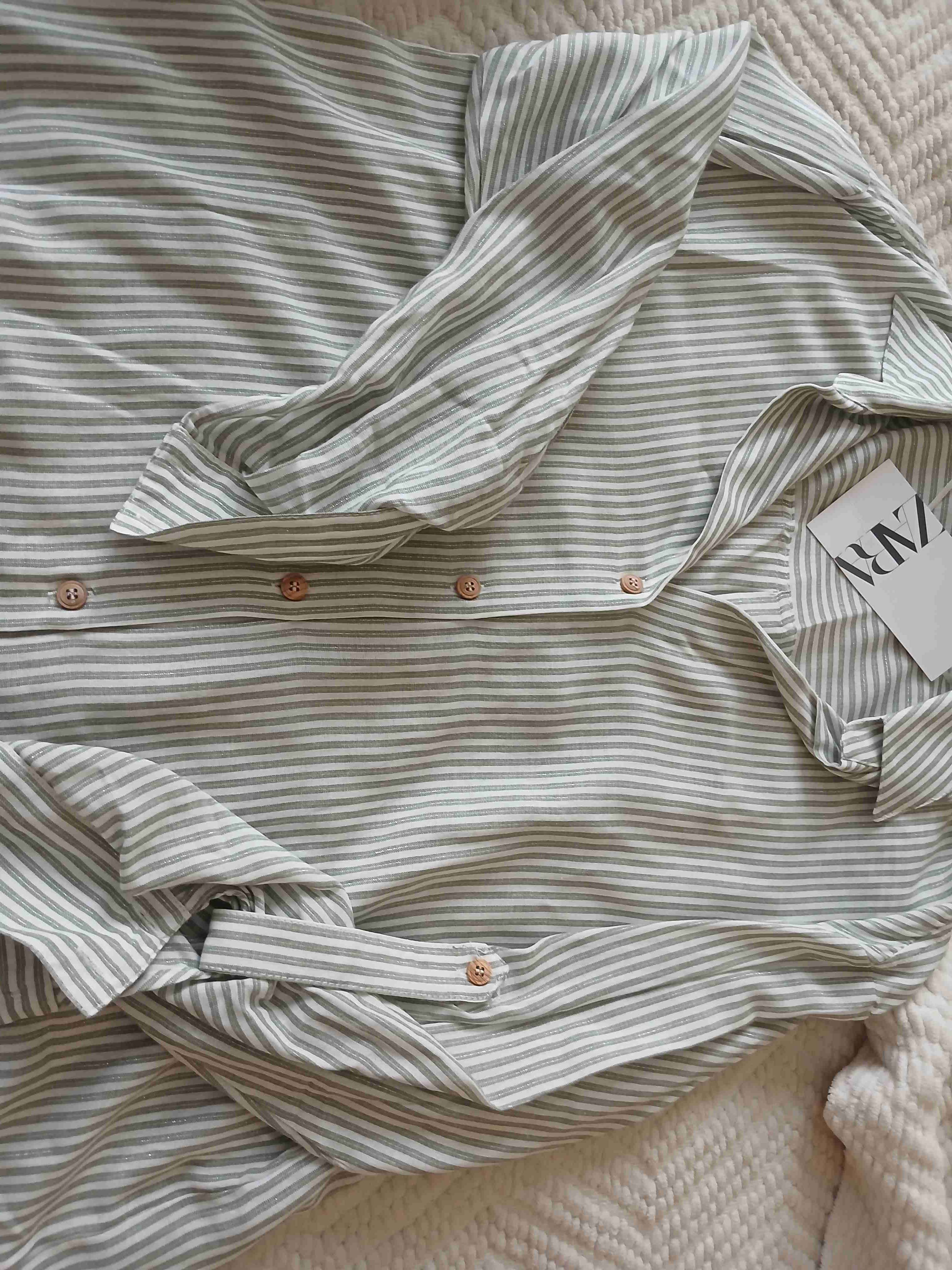 Blusa verde de rayas nueva - miniatura 3