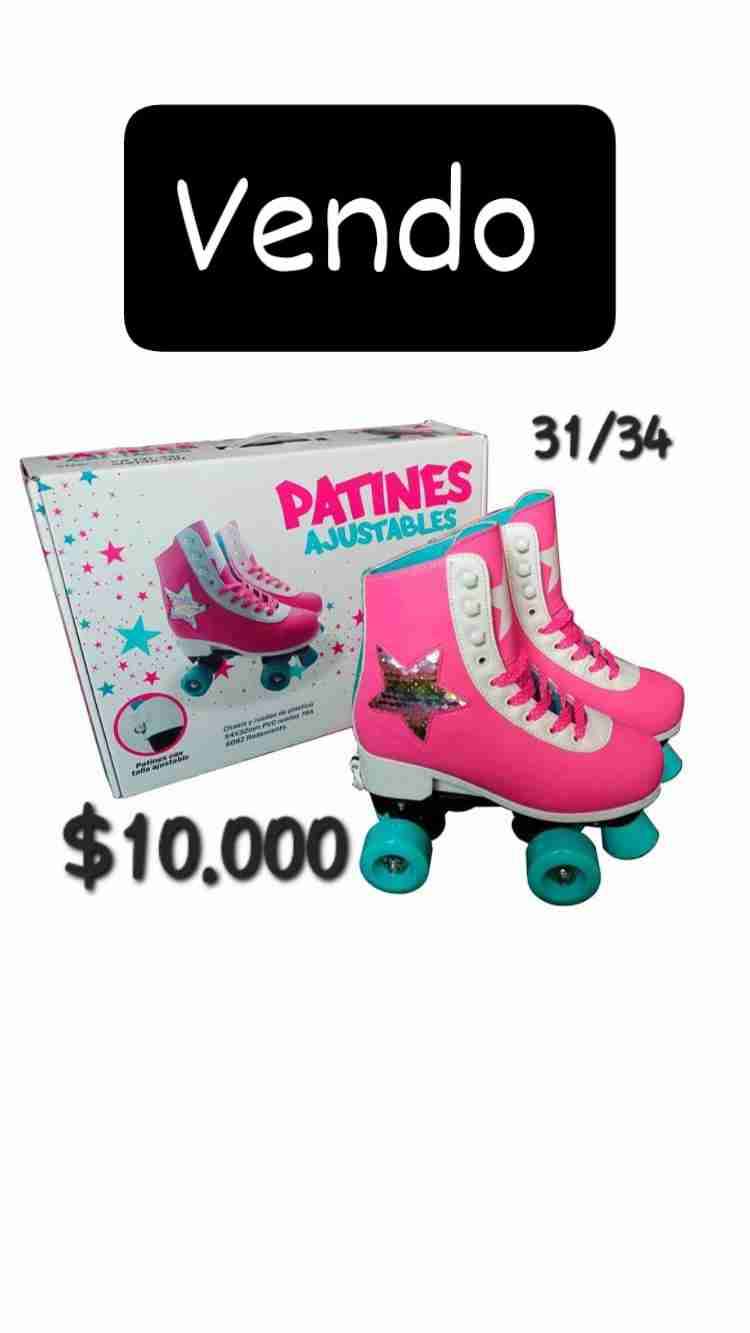 Patines ajustables rosa 31/34