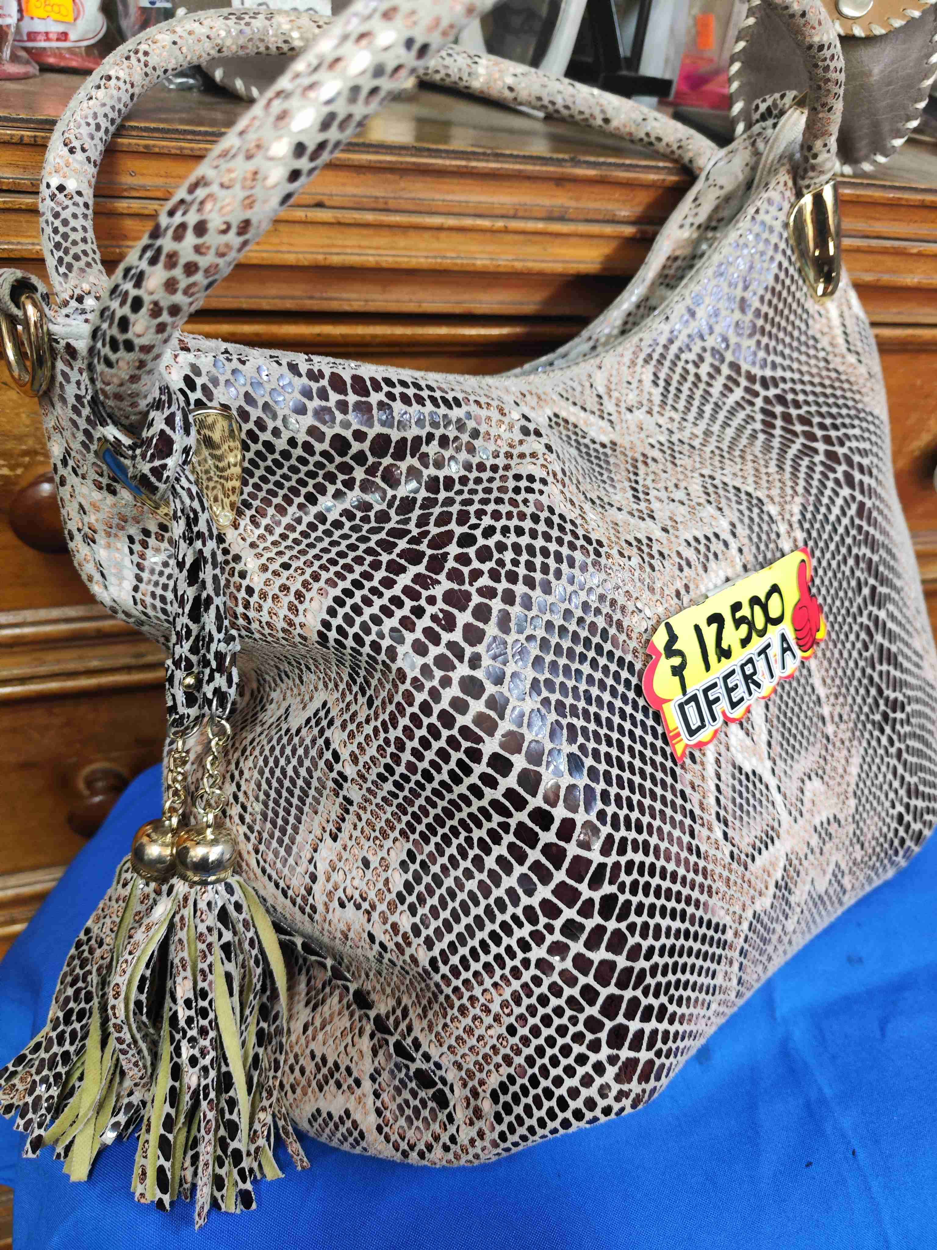 Cartera estampado serpiente - miniatura 2