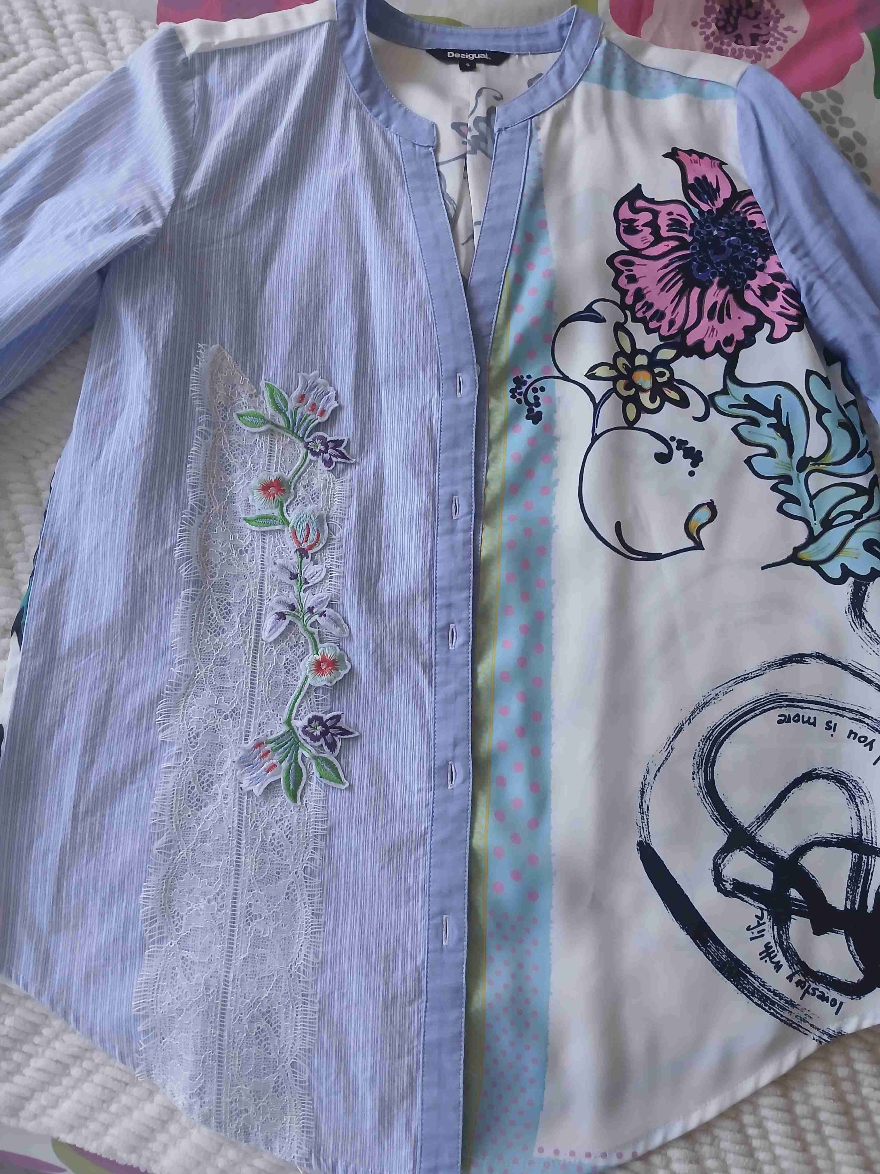 Blusa estampada floral multicolor - 3