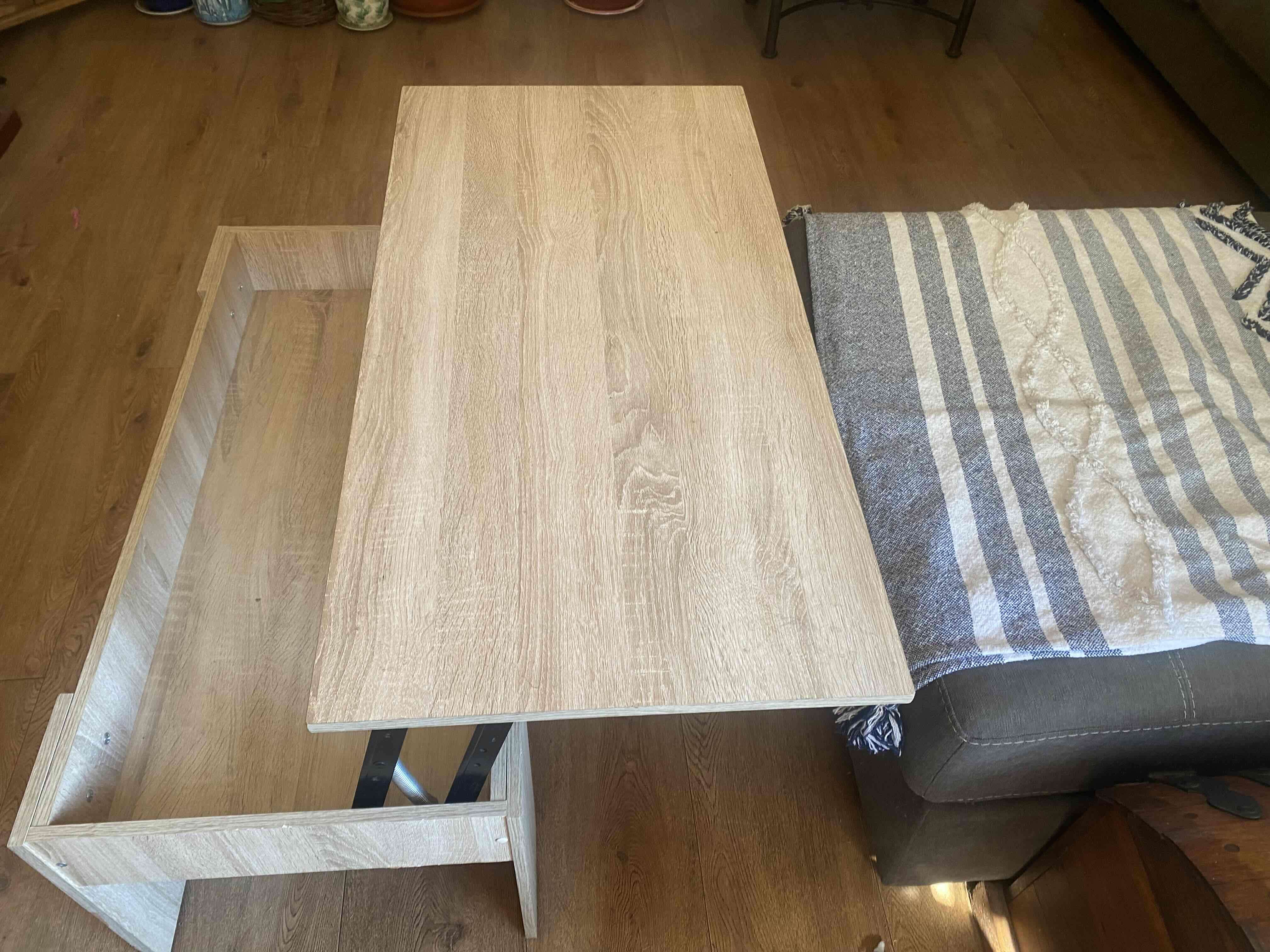 Mesa de centro madera clara - miniatura 3