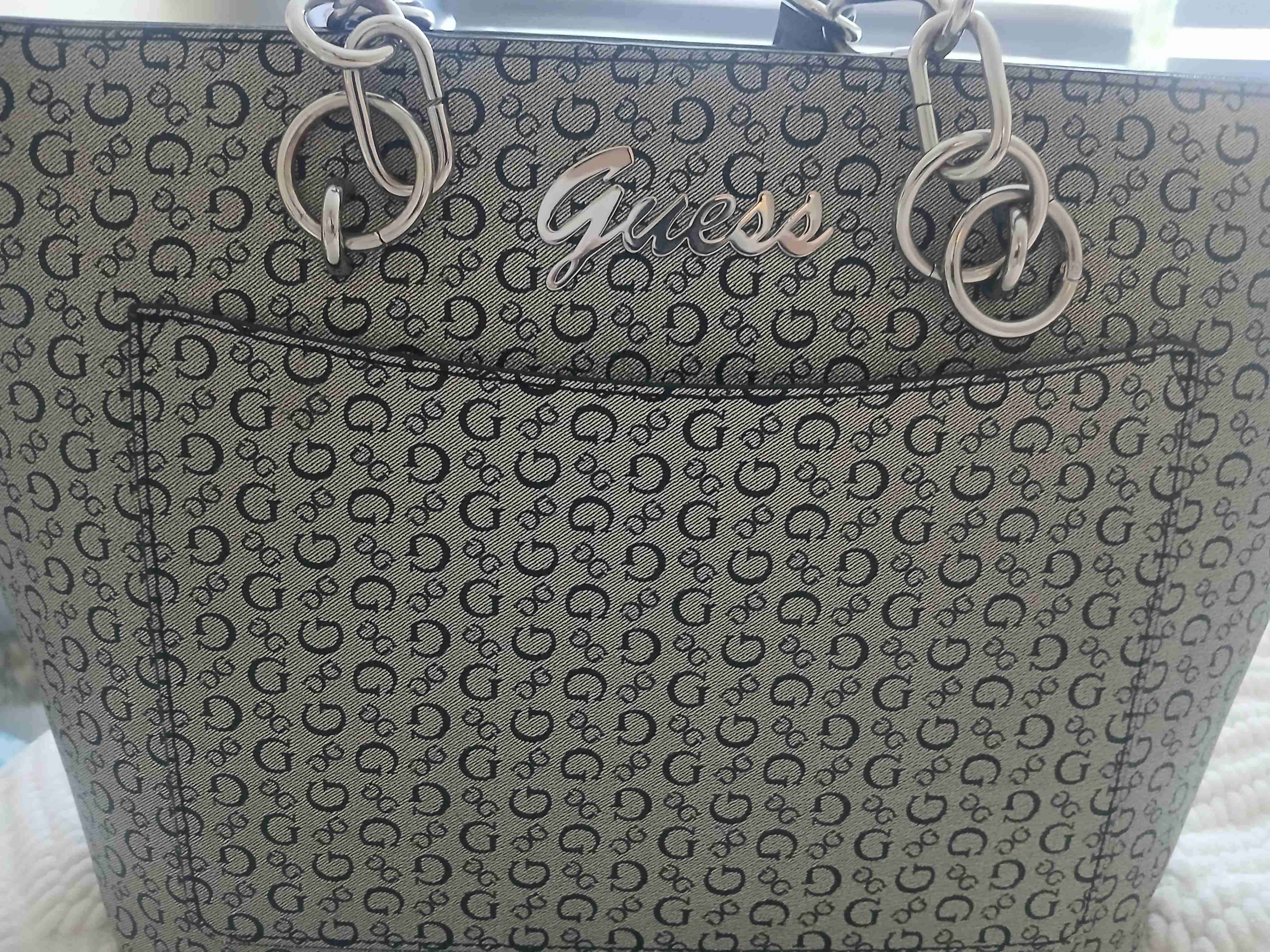 Cartera Guess monogram gris - miniatura 3