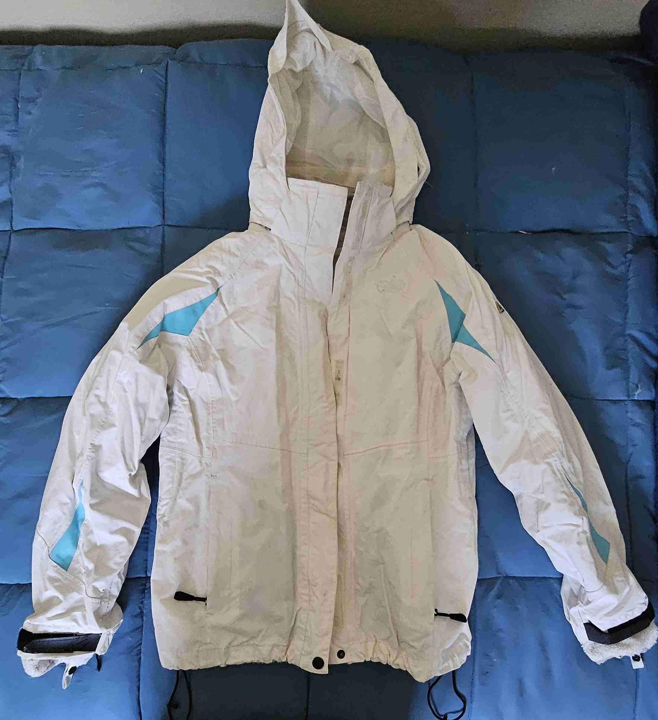 Chaqueta de esquí blanca - miniatura 1