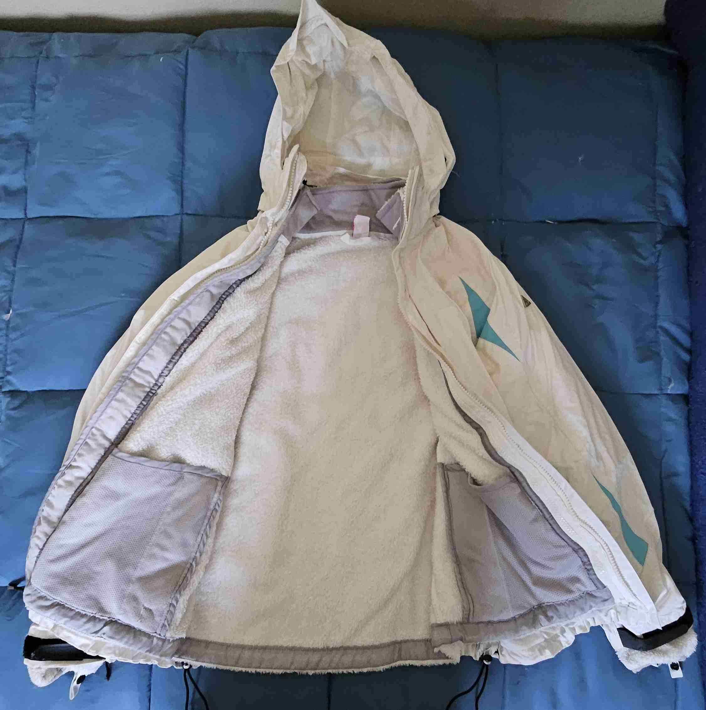 Chaqueta de esquí blanca - miniatura 2