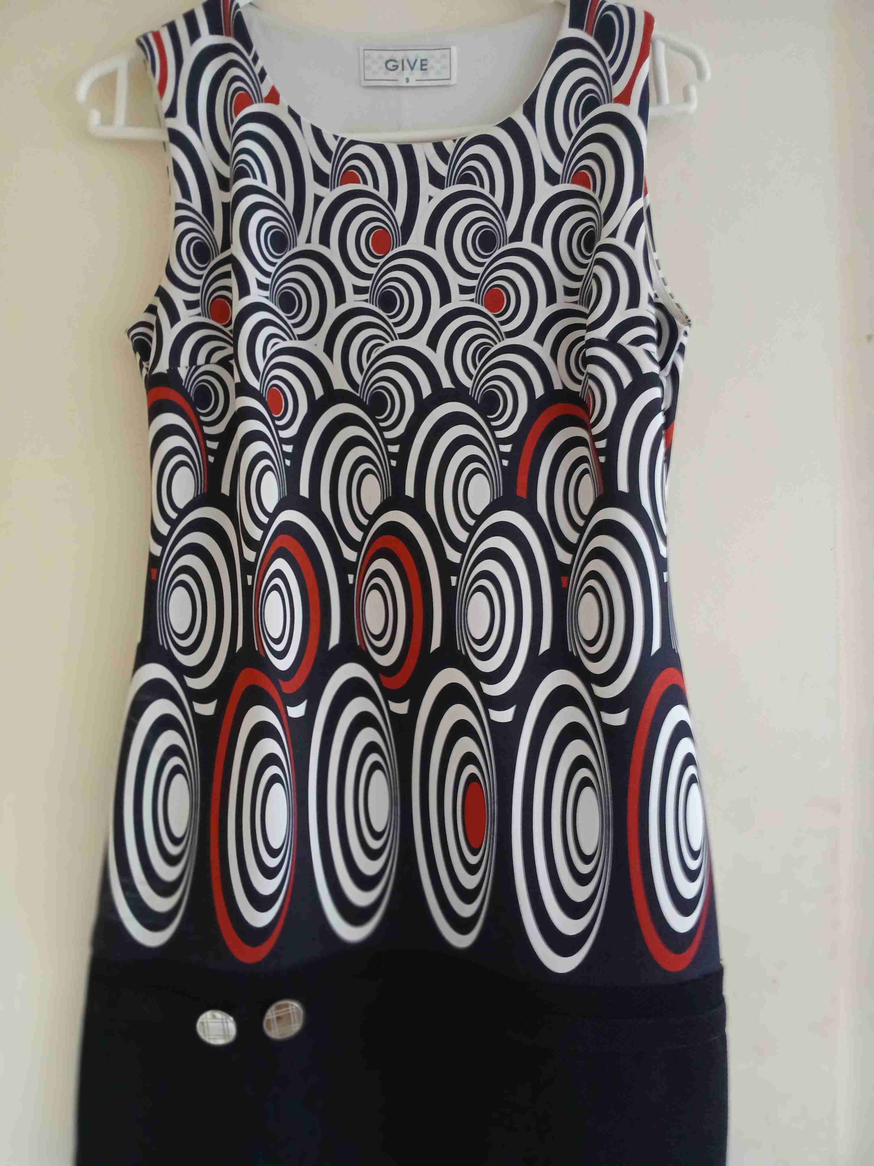 Vestido sin mangas estampado - miniatura 1