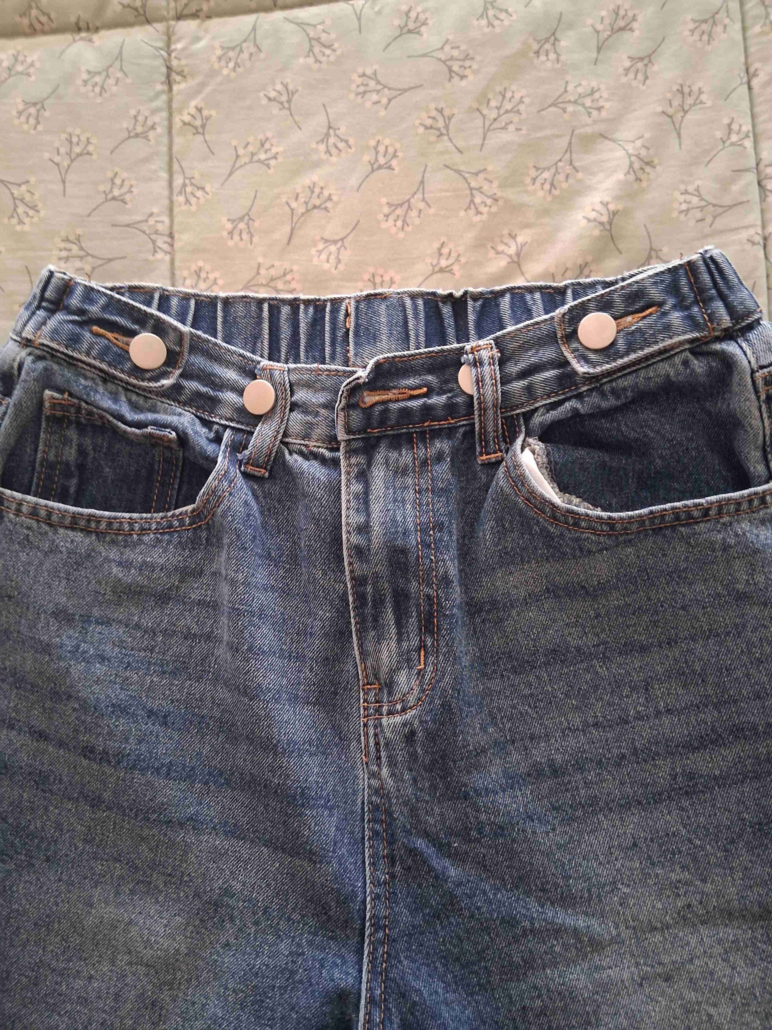 Jeans anchos azul denim - miniatura 2