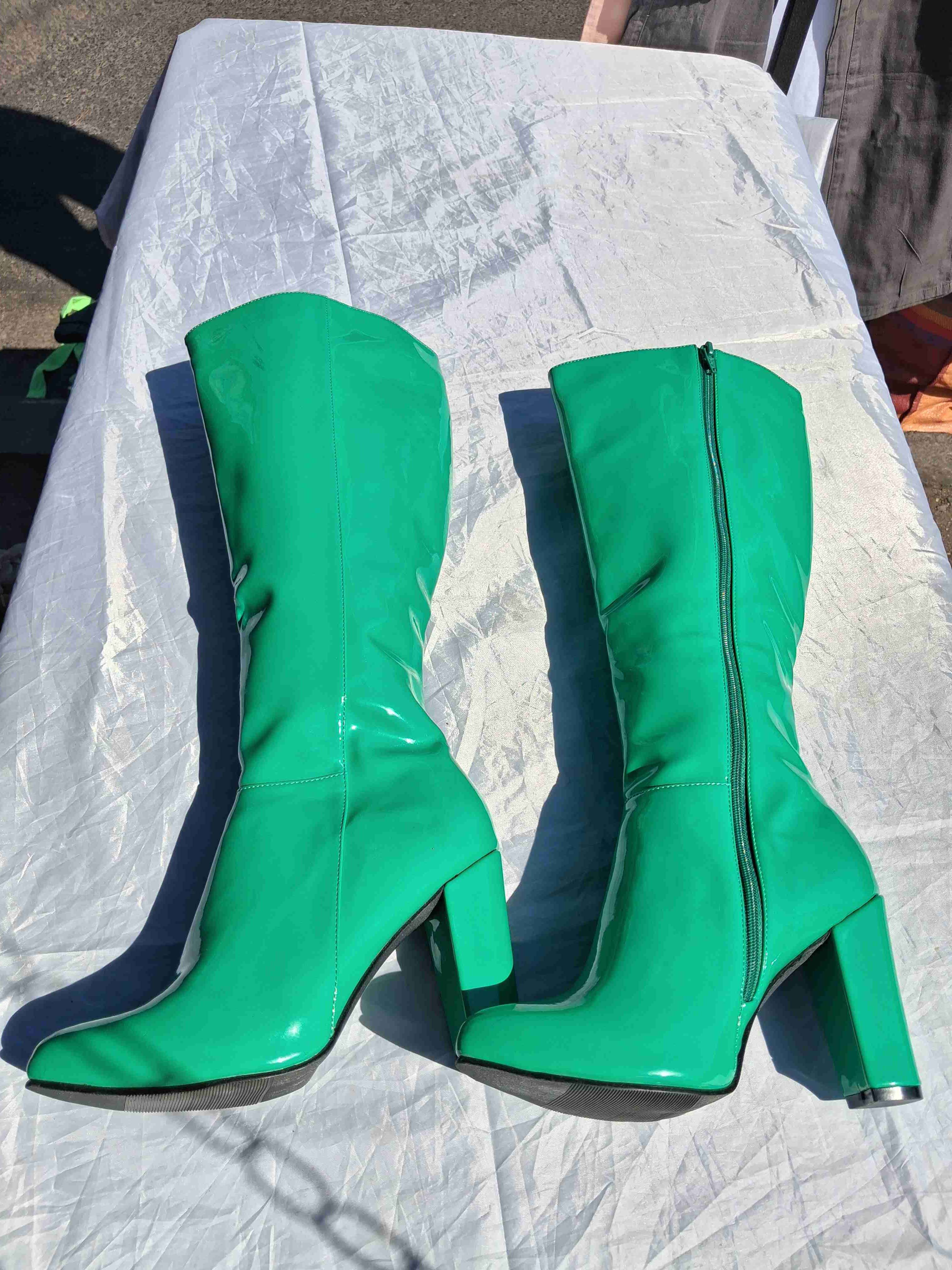 Botas altas verdes - miniatura 2