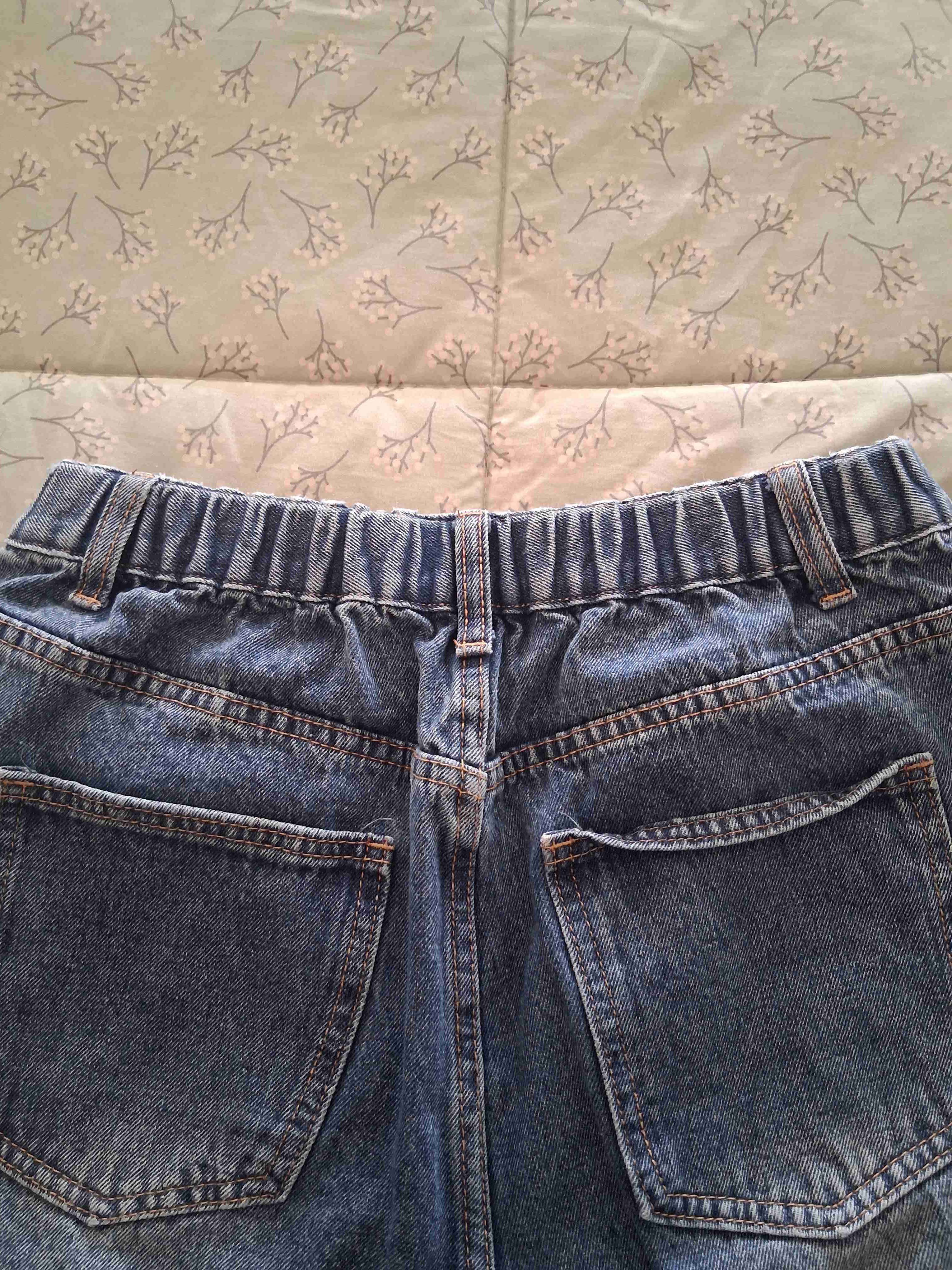 Jeans anchos azul denim - miniatura 3