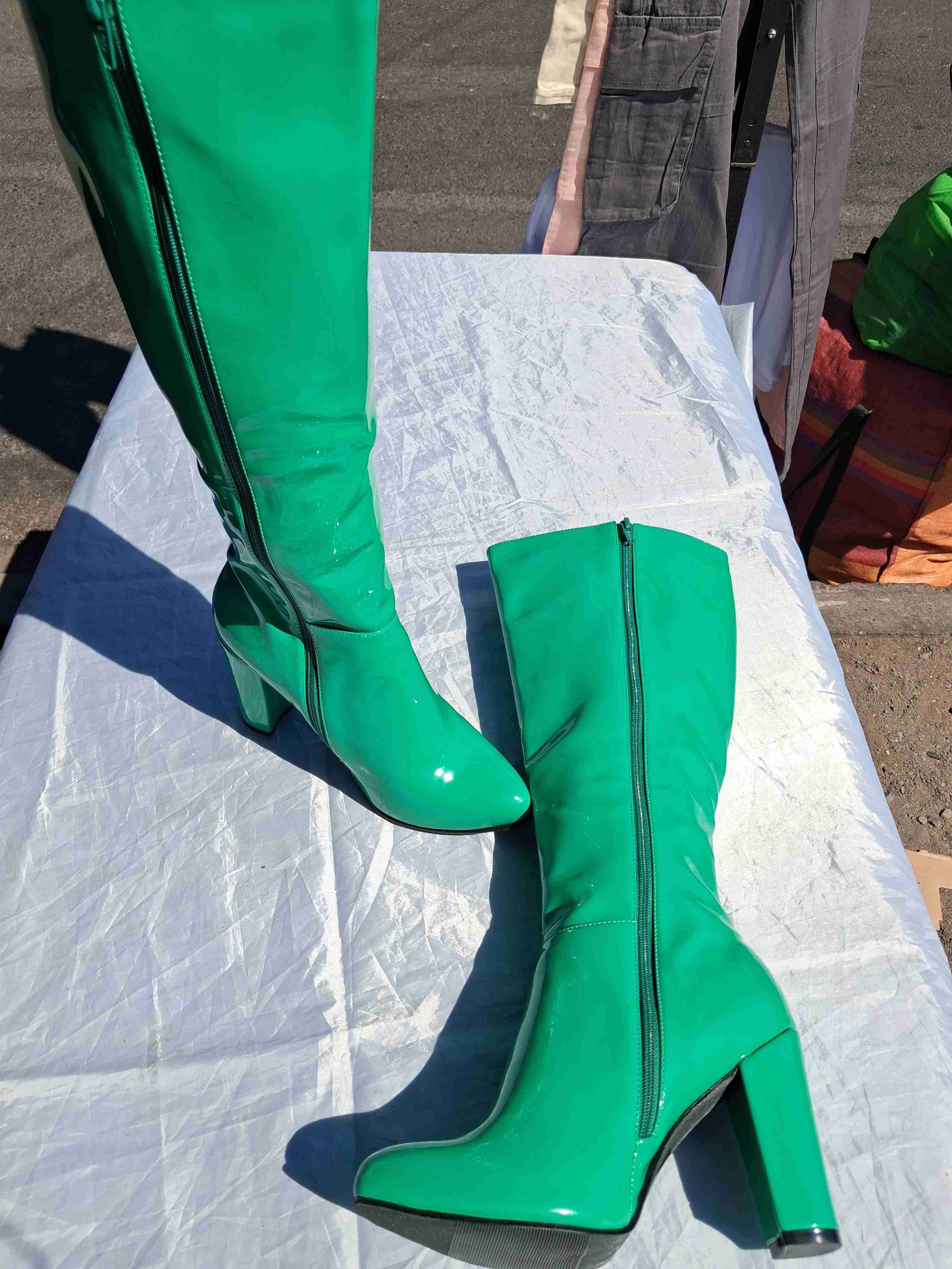 Botas altas verdes - miniatura 3