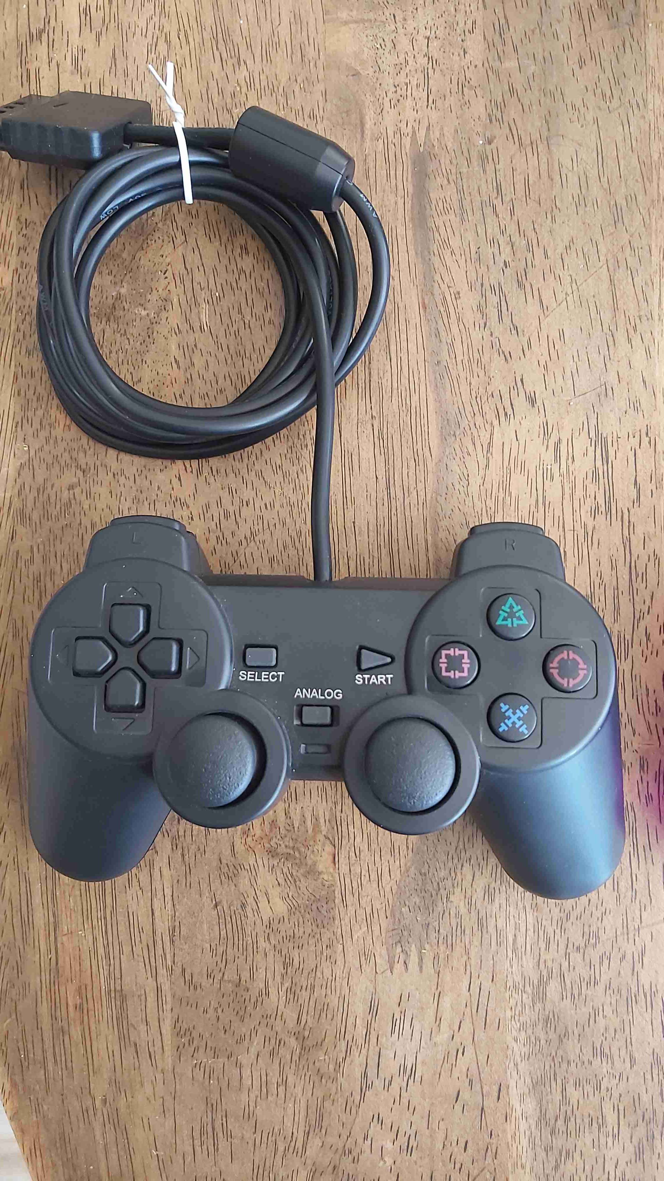 Control de juego con cable PS2
