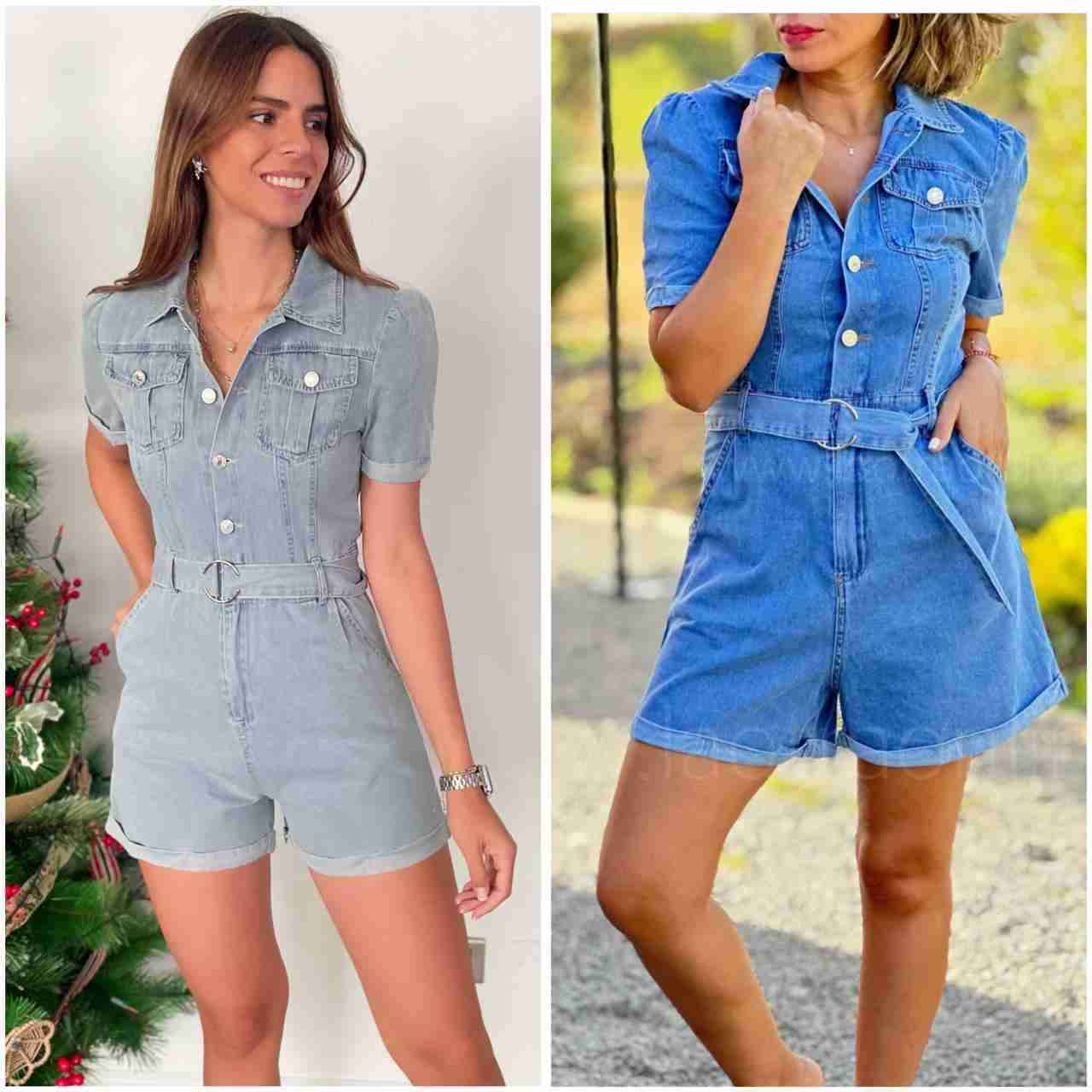 Enterito de mezclilla para mujer