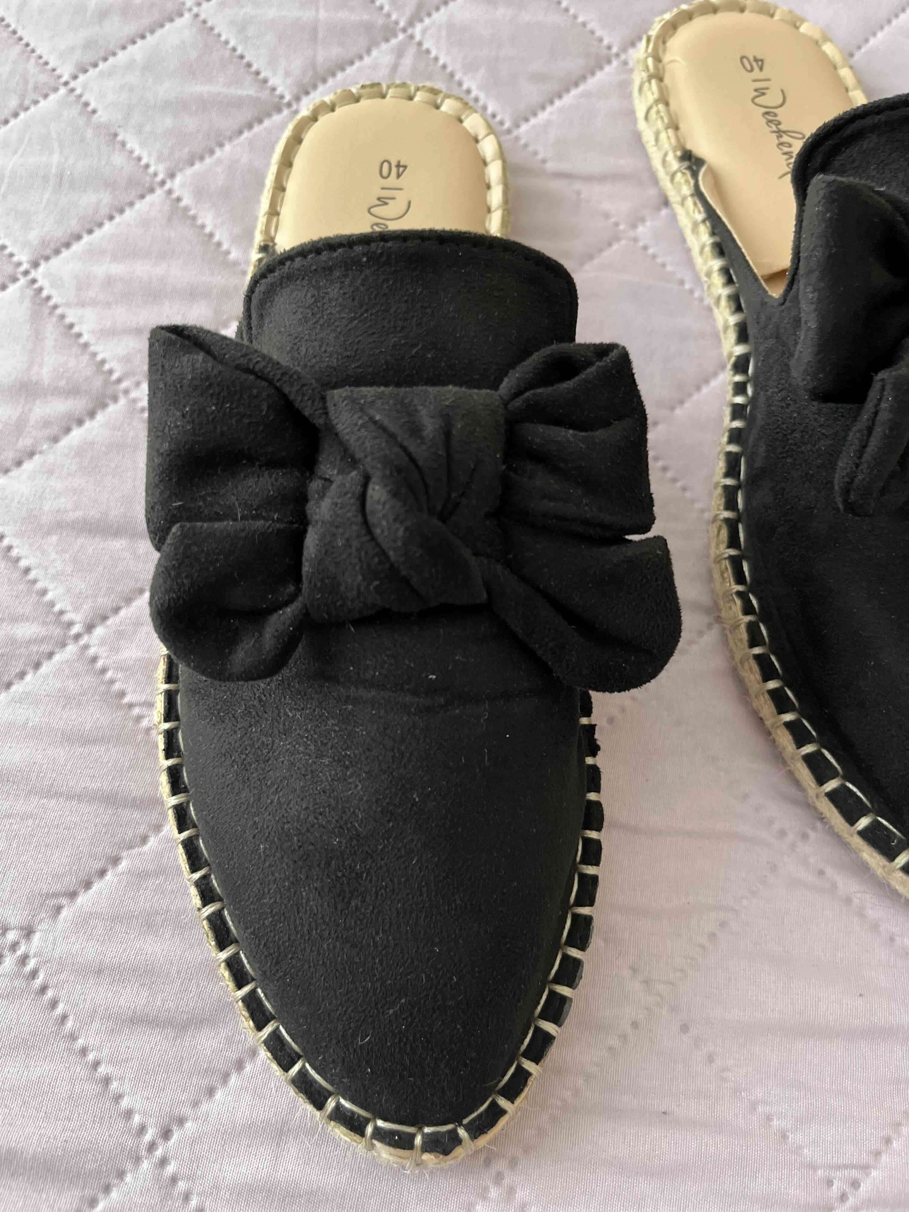 Zapatos babuchas negras - miniatura 2