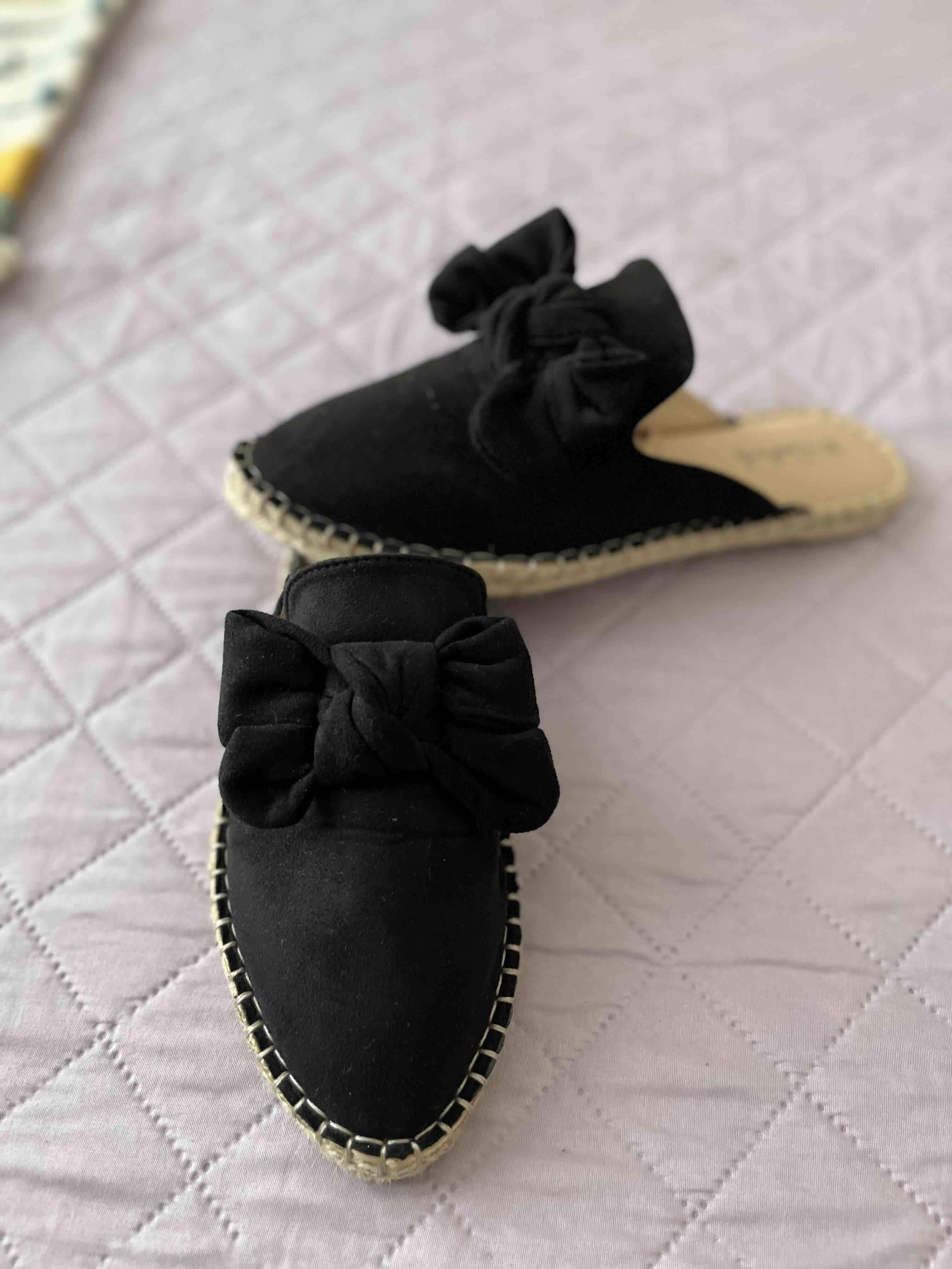 Zapatos babuchas negras - miniatura 3