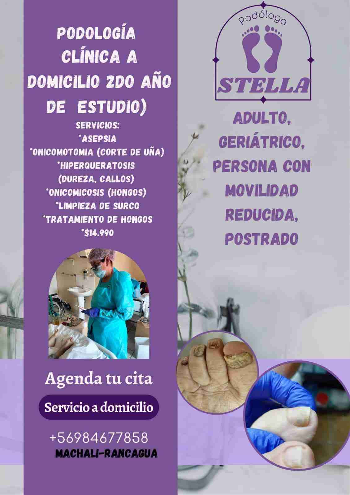 Servicio de podología a domicilio