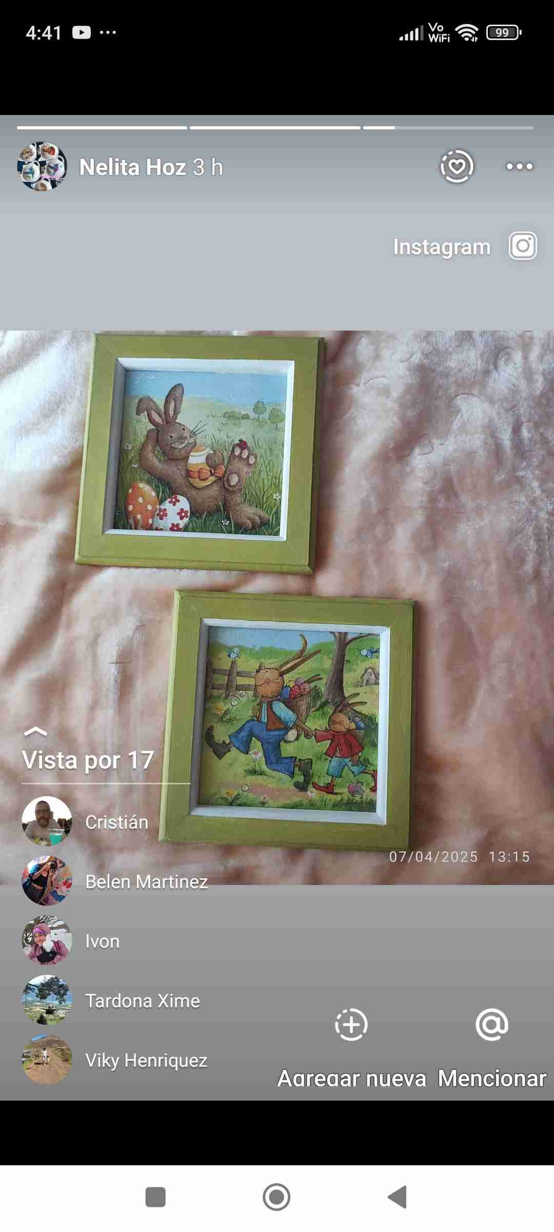 Cuadros infantiles de conejitos