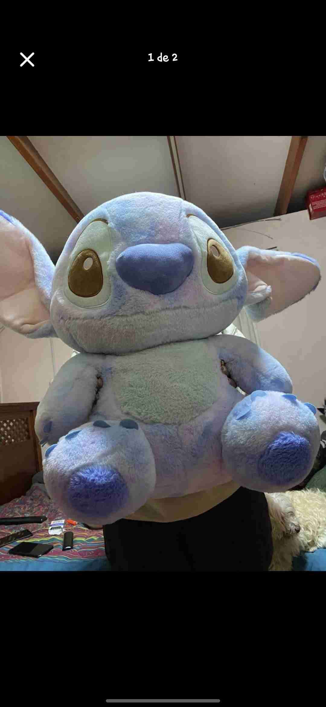 Peluche grande azul Stitch - miniatura 1