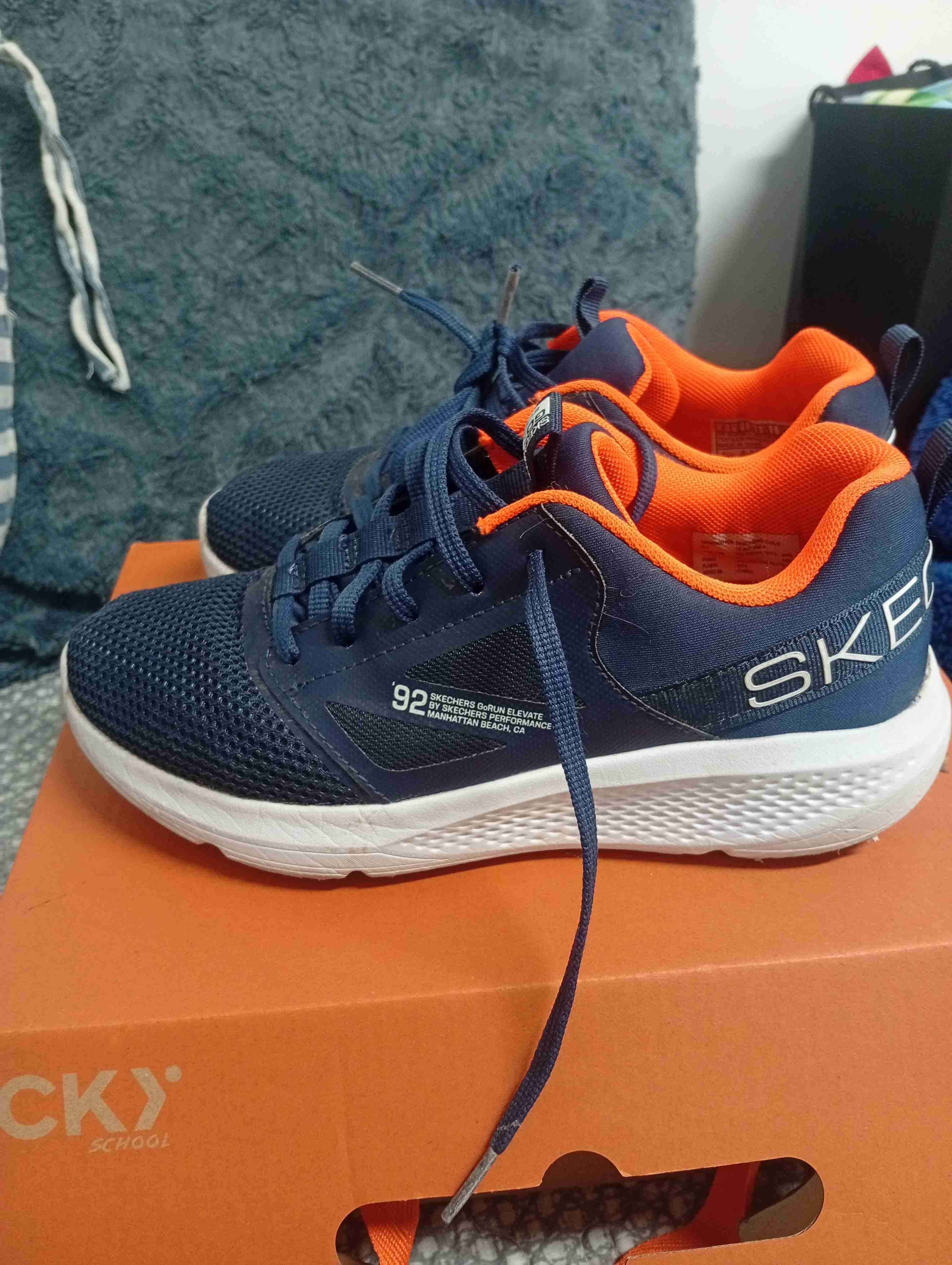 Zapatillas deportivas azul naranjo - miniatura 1