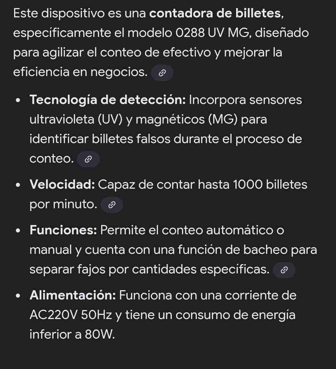 Contador de billetes profesional - miniatura 5