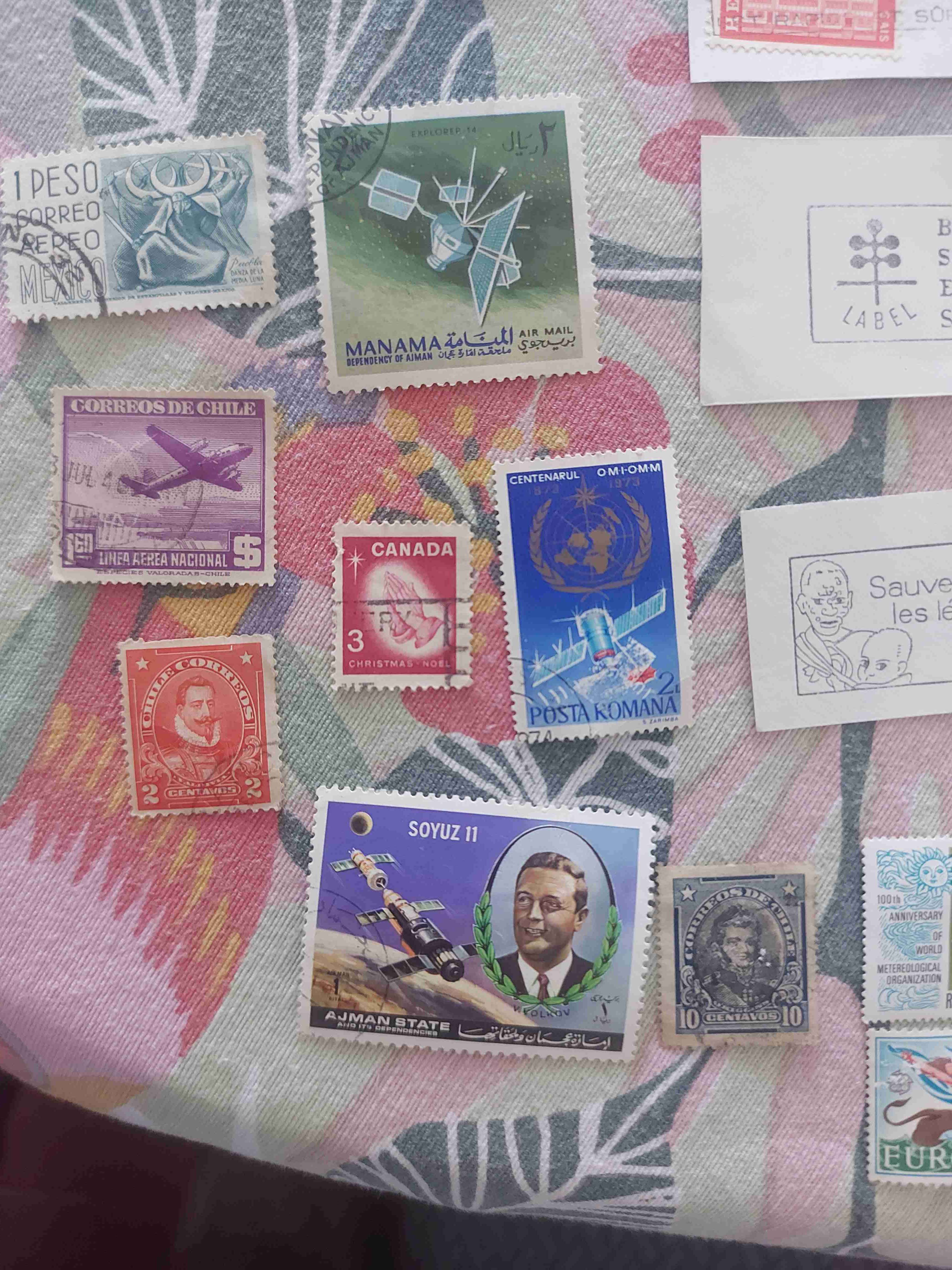 Lote de estampillas, billetes y monedas - miniatura 4