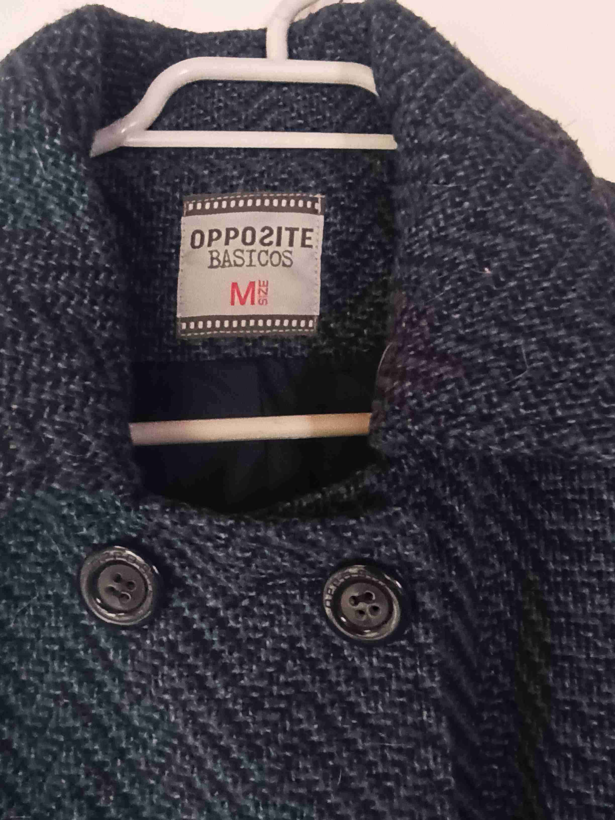 Abrigo azul con diseño de espina - miniatura 2