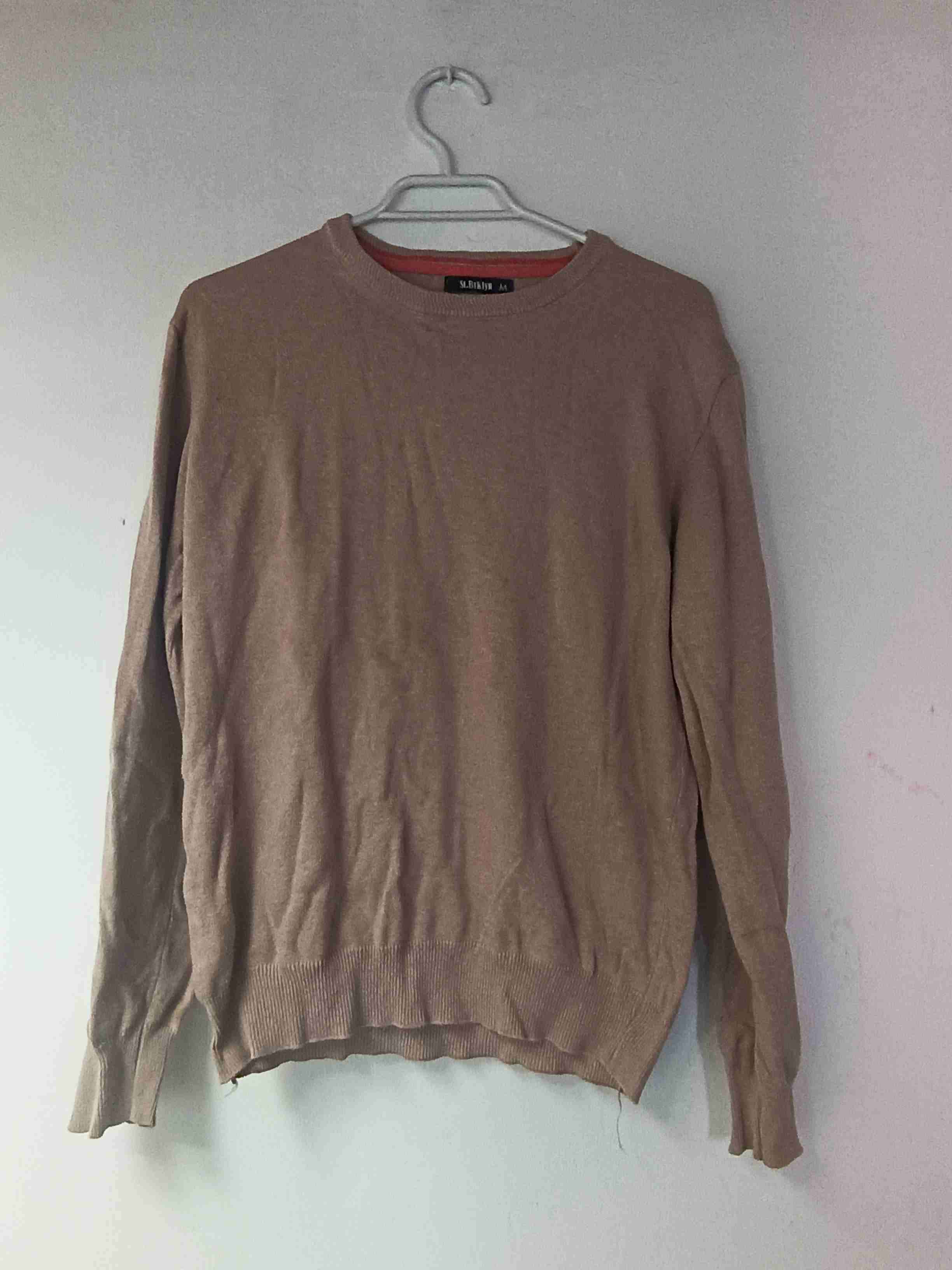 Suéter beige para hombre - 1