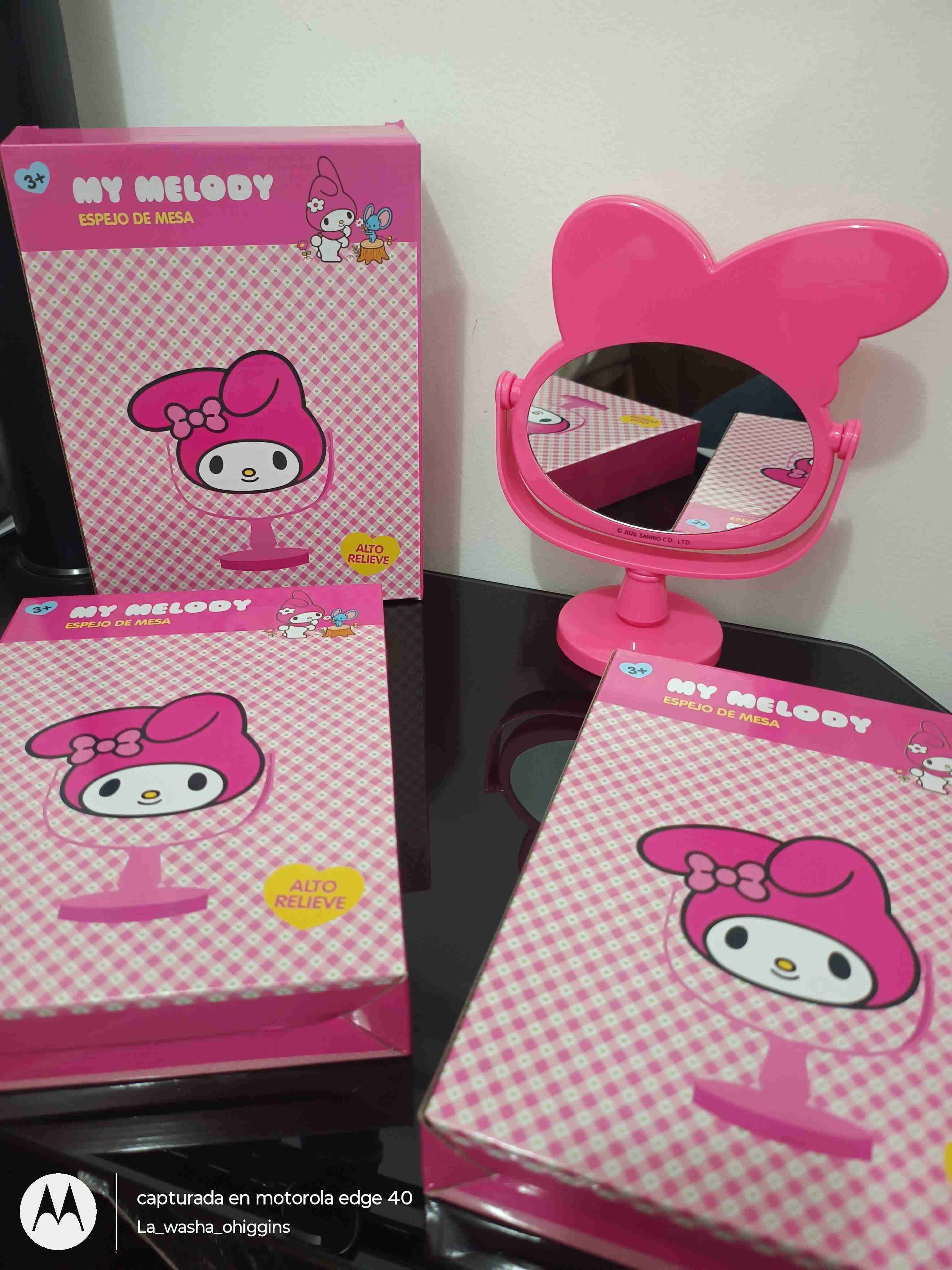 Espejo rosa My Melody - miniatura 3