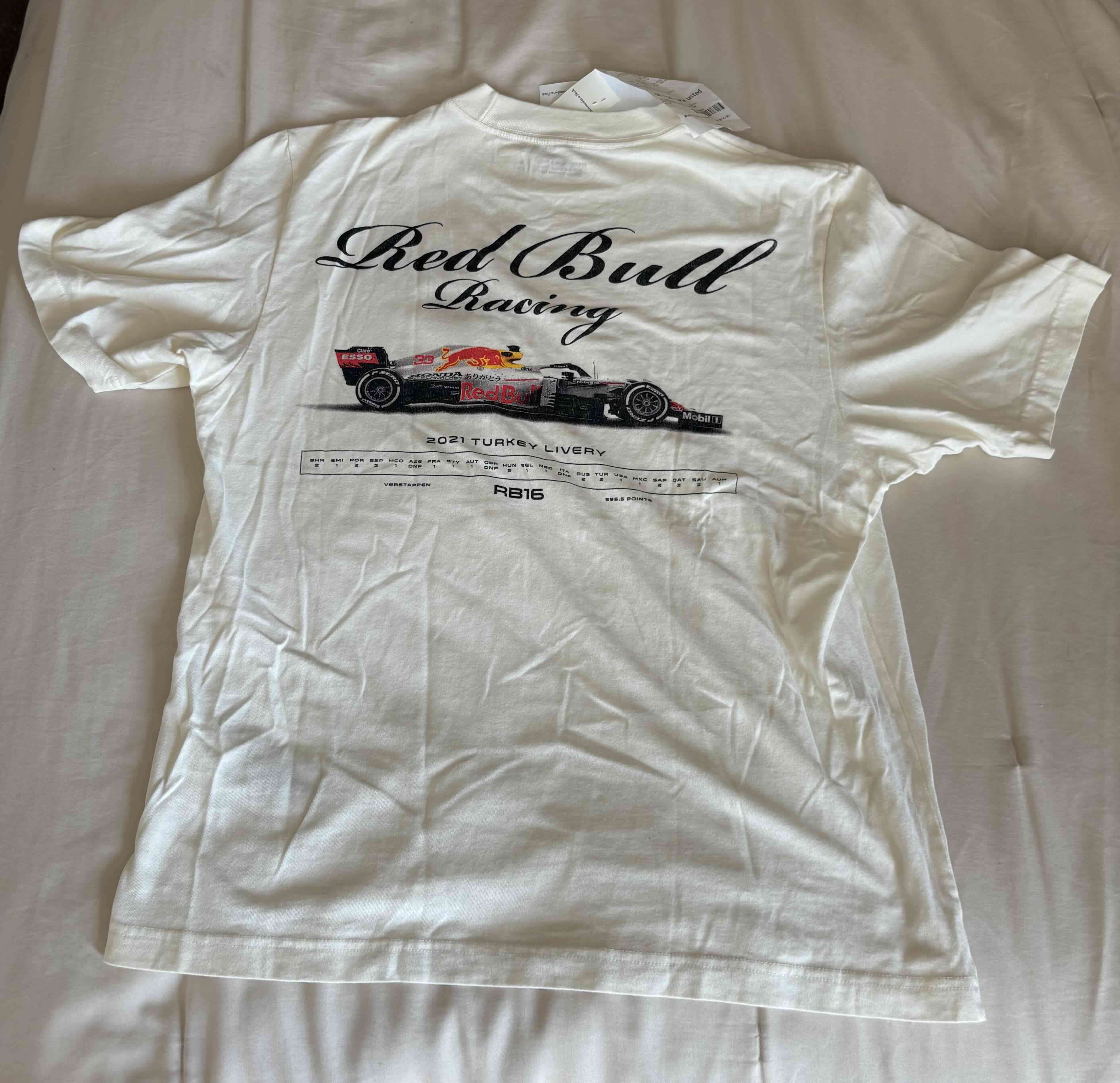 Polera blanca Red Bull Racing - 2