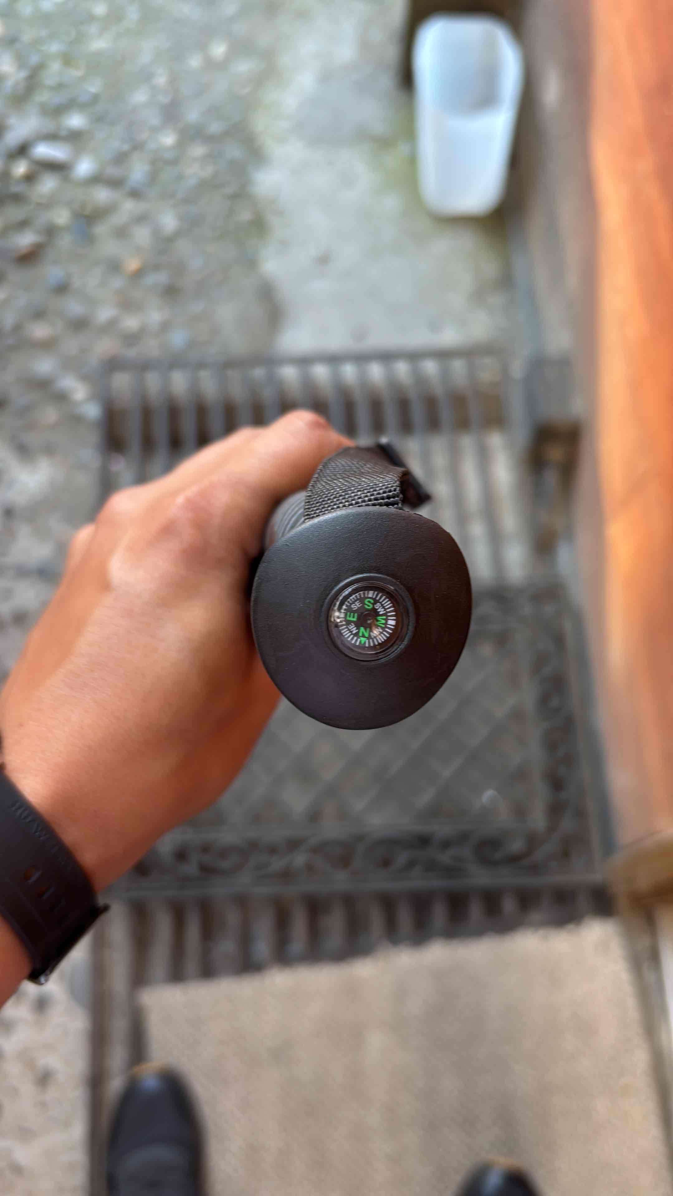 Bastón trekking antishock azul - 2