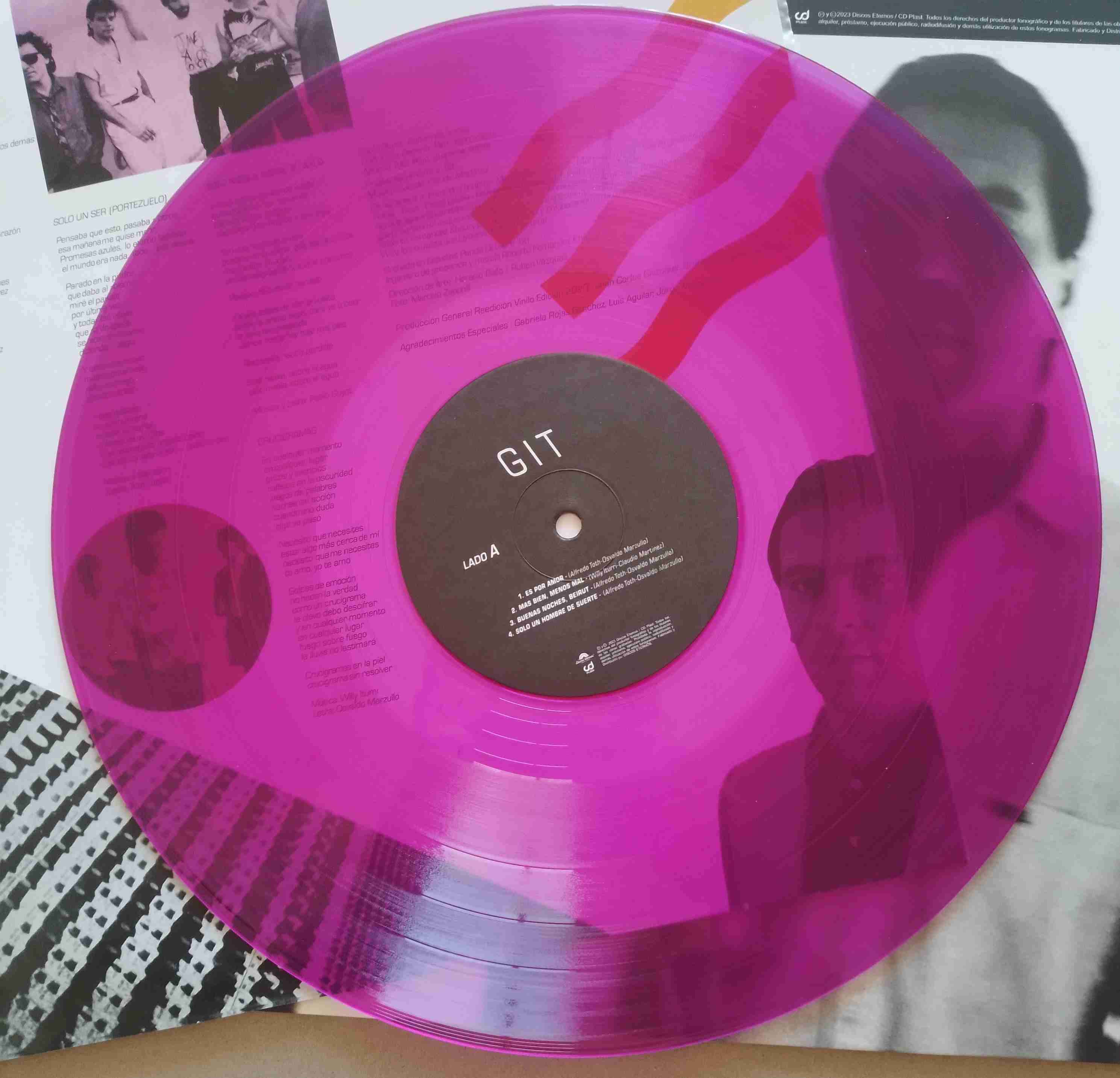 Vinilo LP - GIT III de la banda argentina GIT - miniatura 3