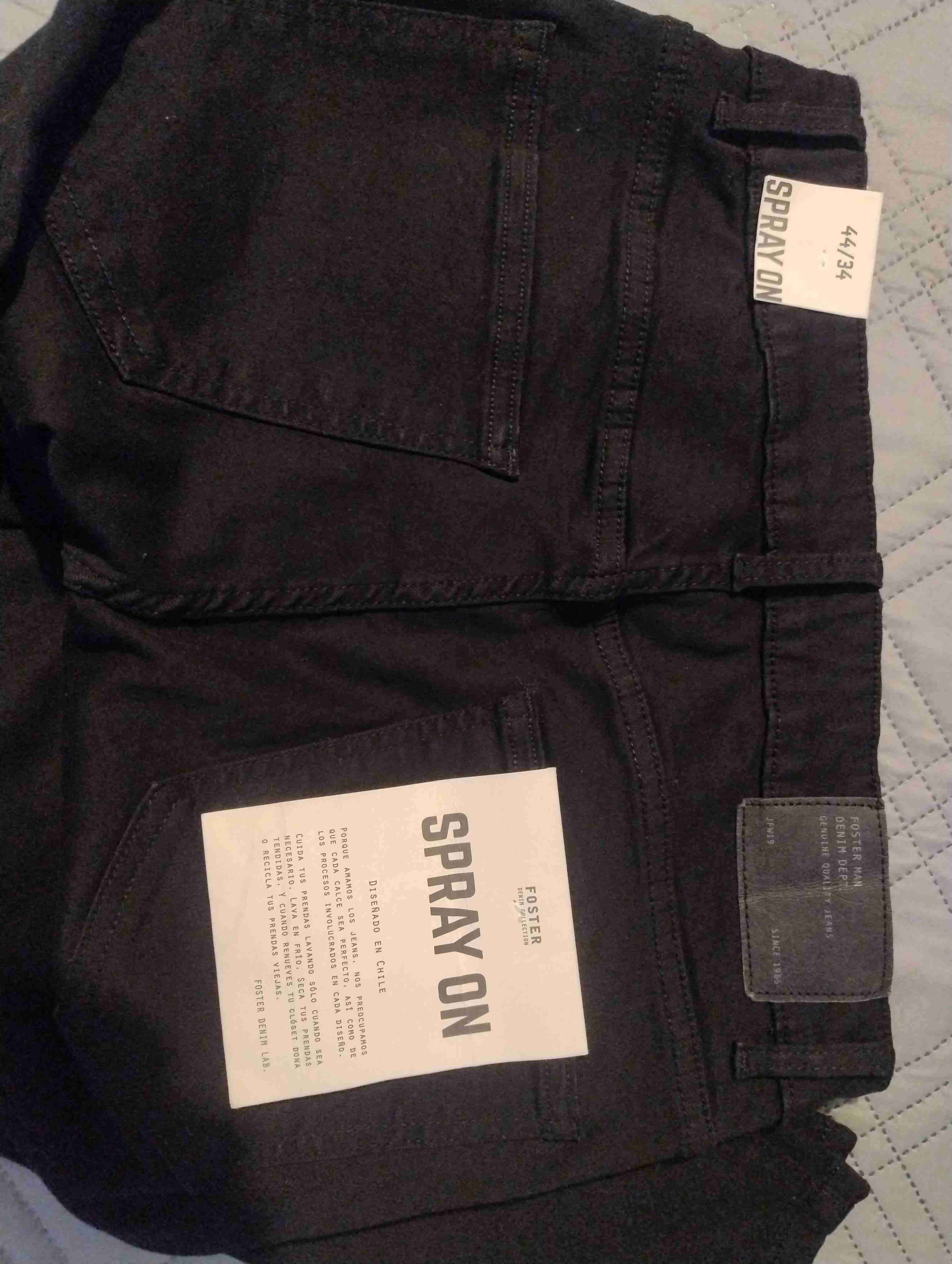 Jeans Foster Denim Negros - miniatura 2