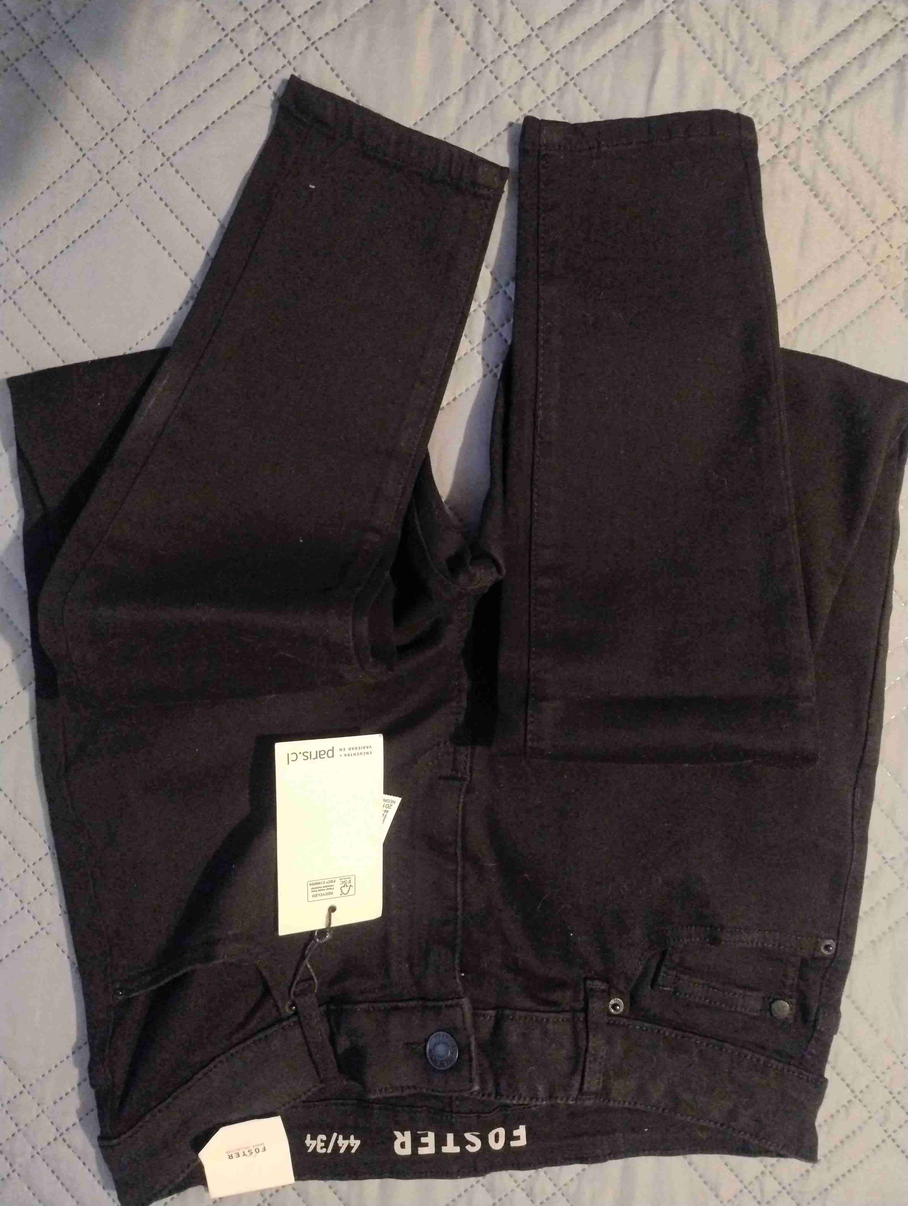 Jeans Foster Denim Negros - miniatura 3