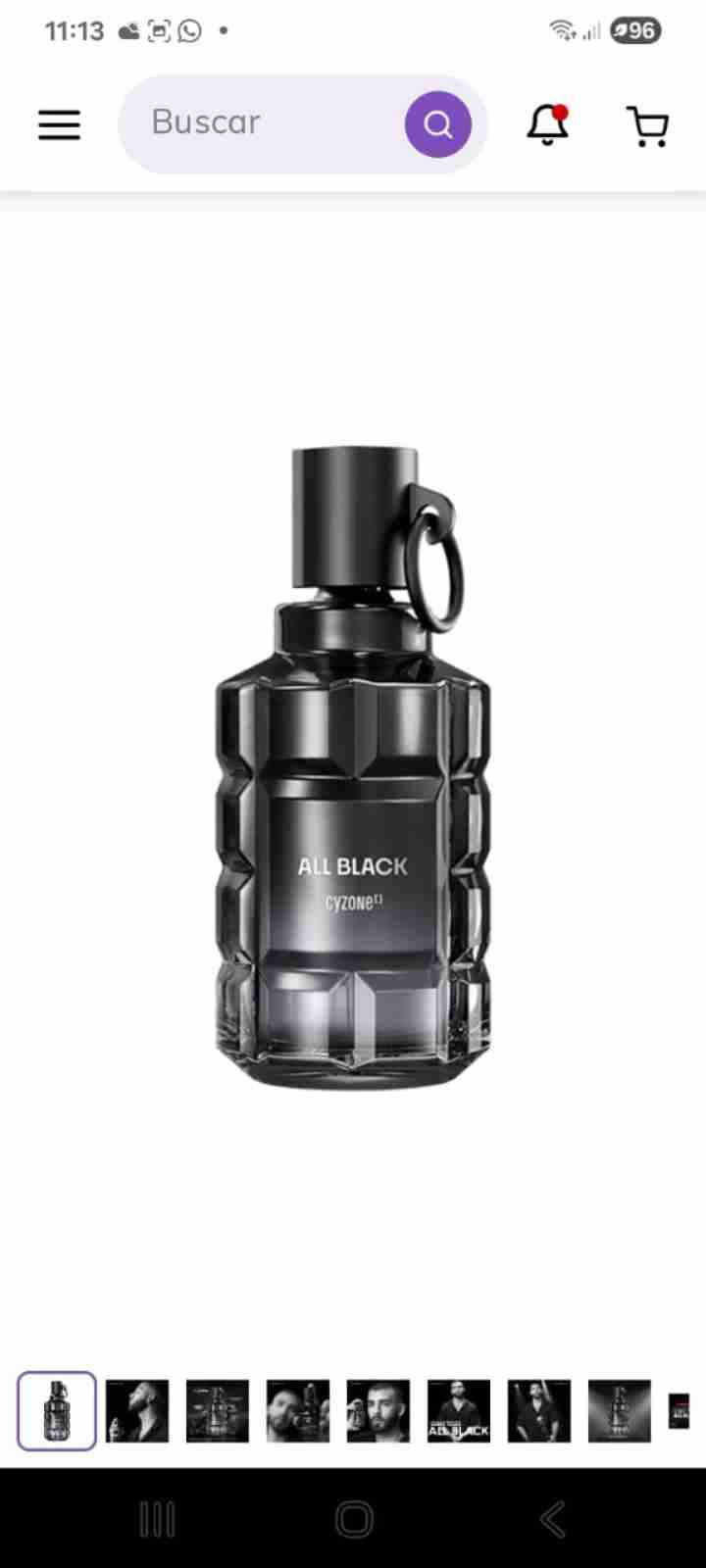 Perfume Cyzone All Black 90ml - 2