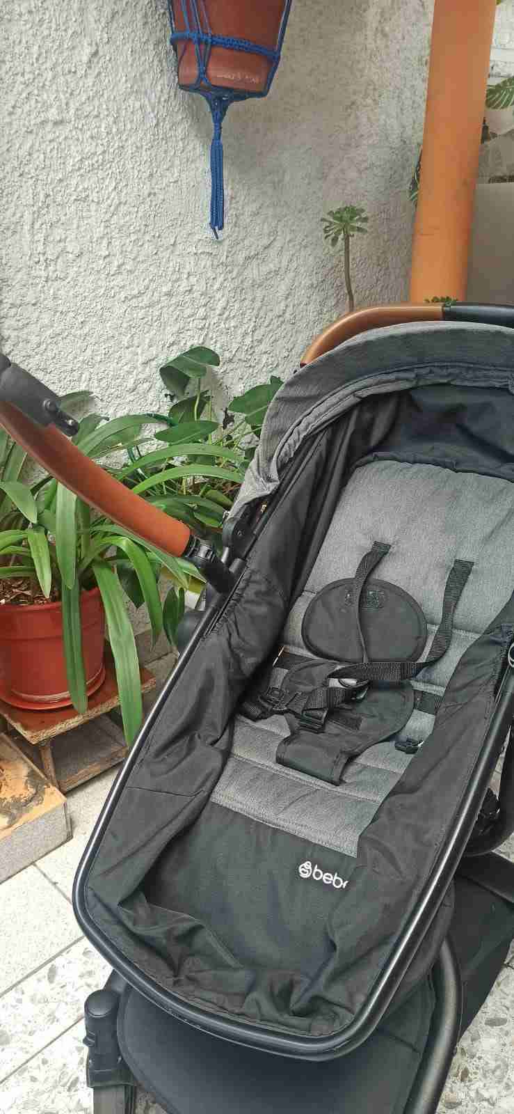 Coche de bebé Bebesit 360° gris - miniatura 2