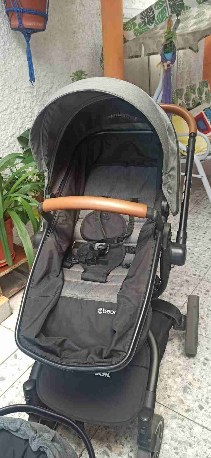 Coche de bebé Bebesit 360° gris - miniatura 5