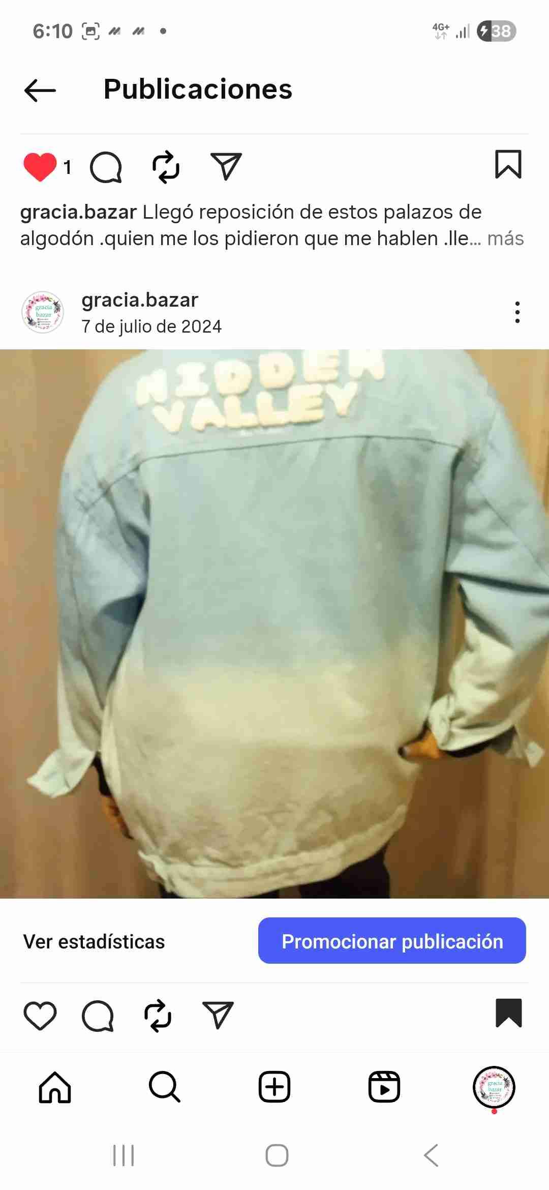 Chaqueta mezclilla moda argentina - miniatura 2