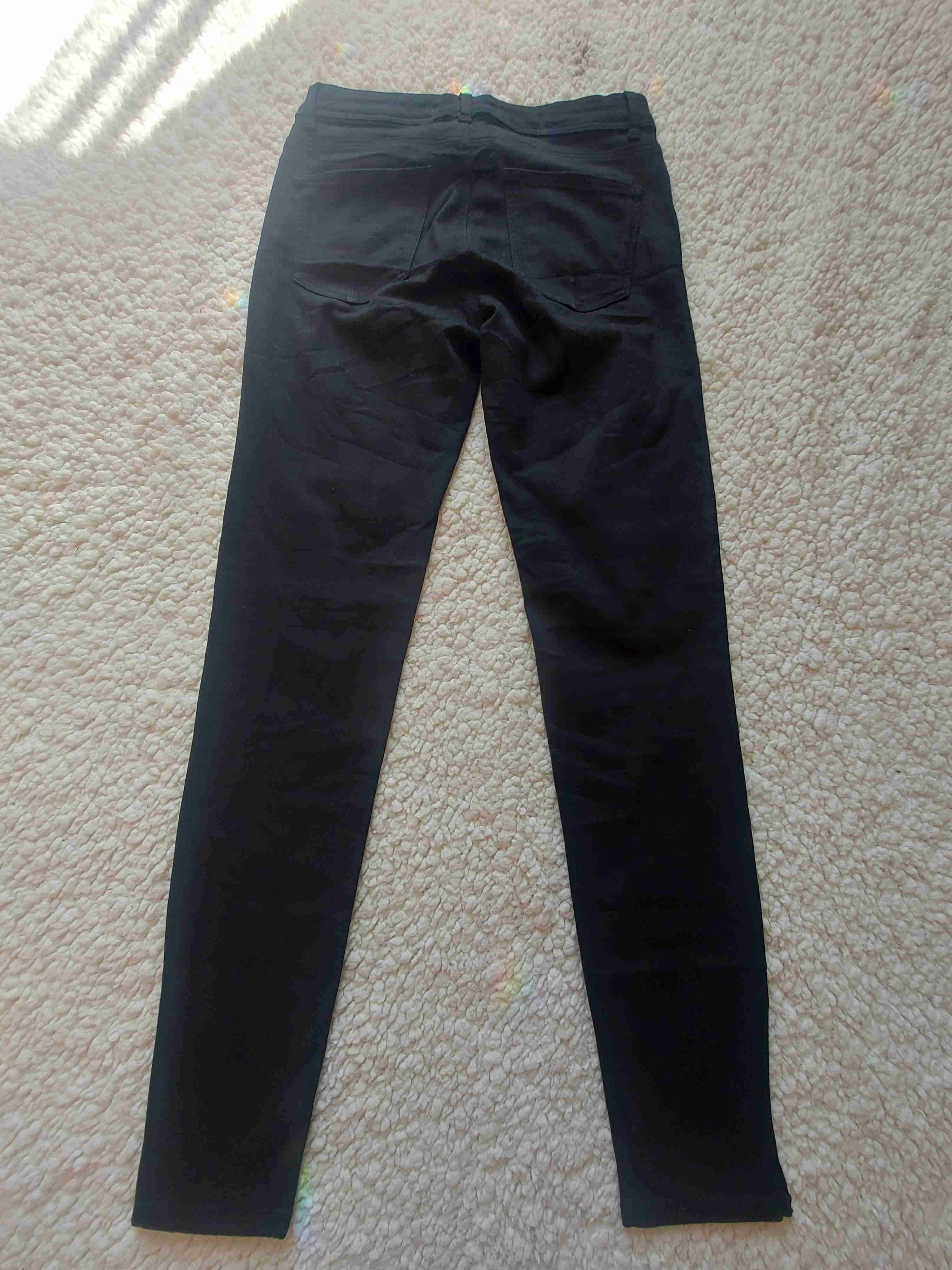 Jeans Zara negros talla 34, Skini tiro alto - miniatura 2