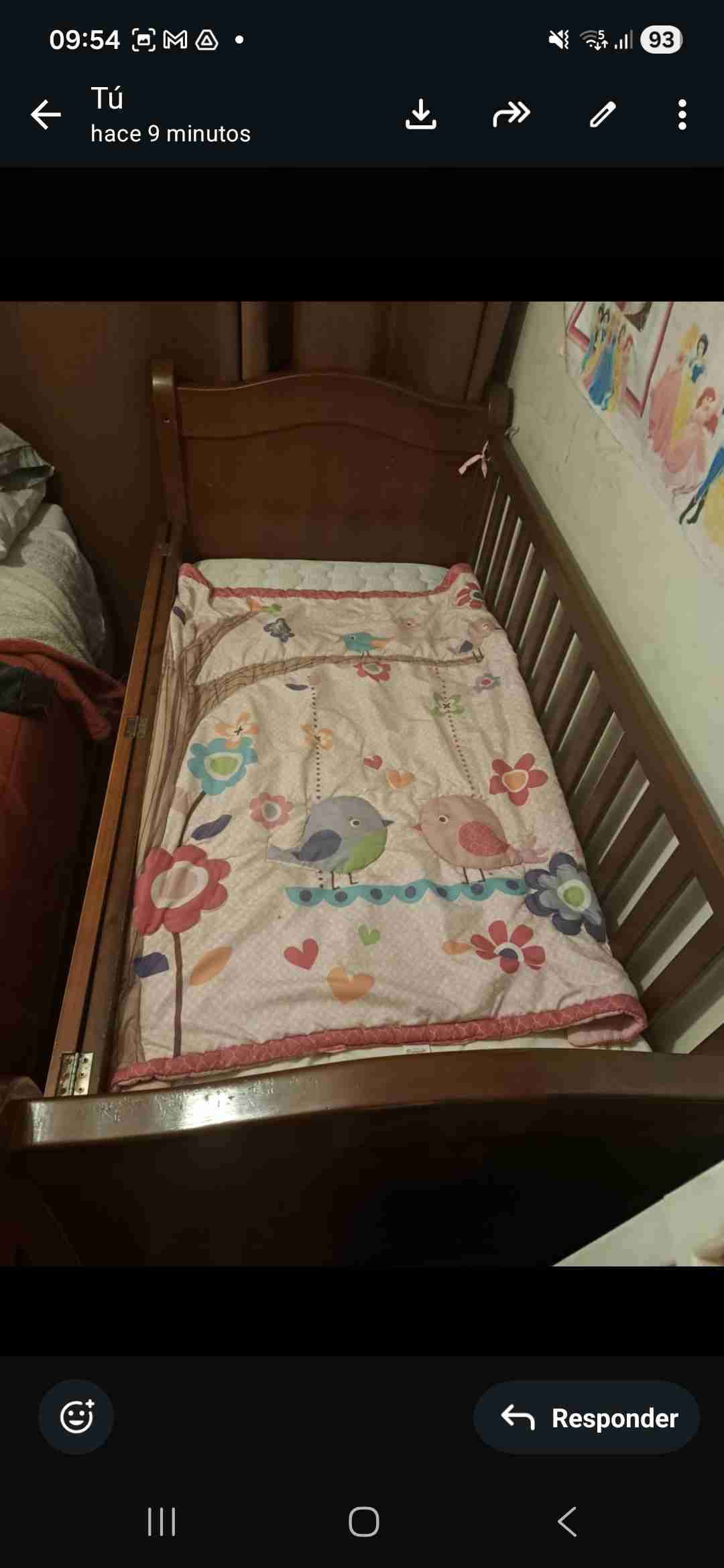 Cuna de madera para bebé - 2