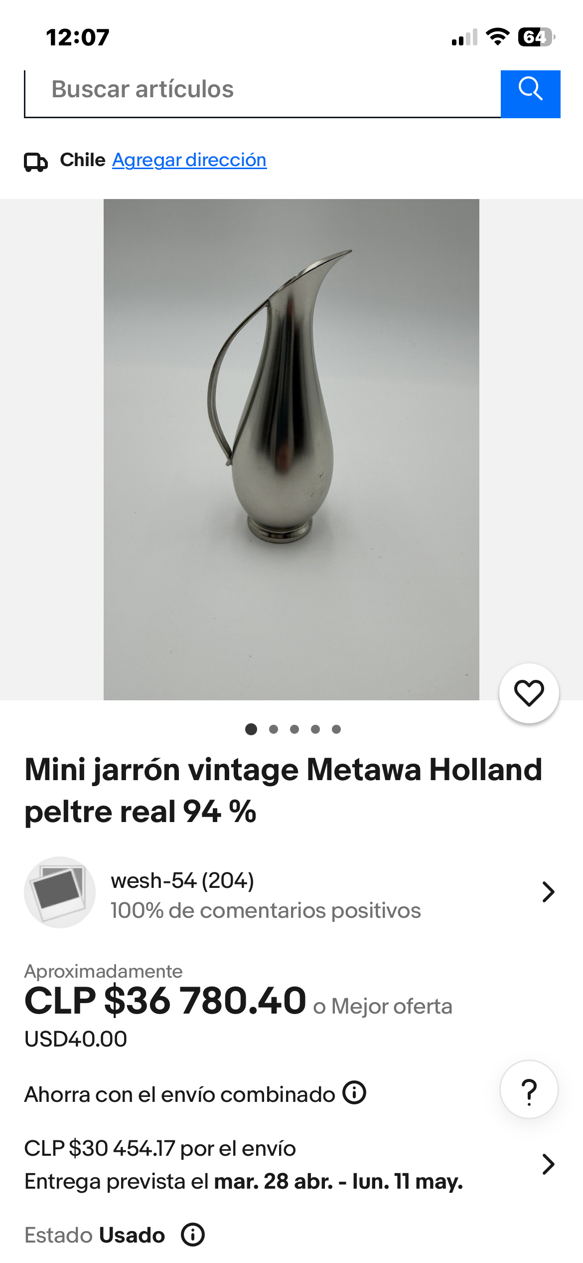 Juego de jarros de metal antiguos - miniatura 4