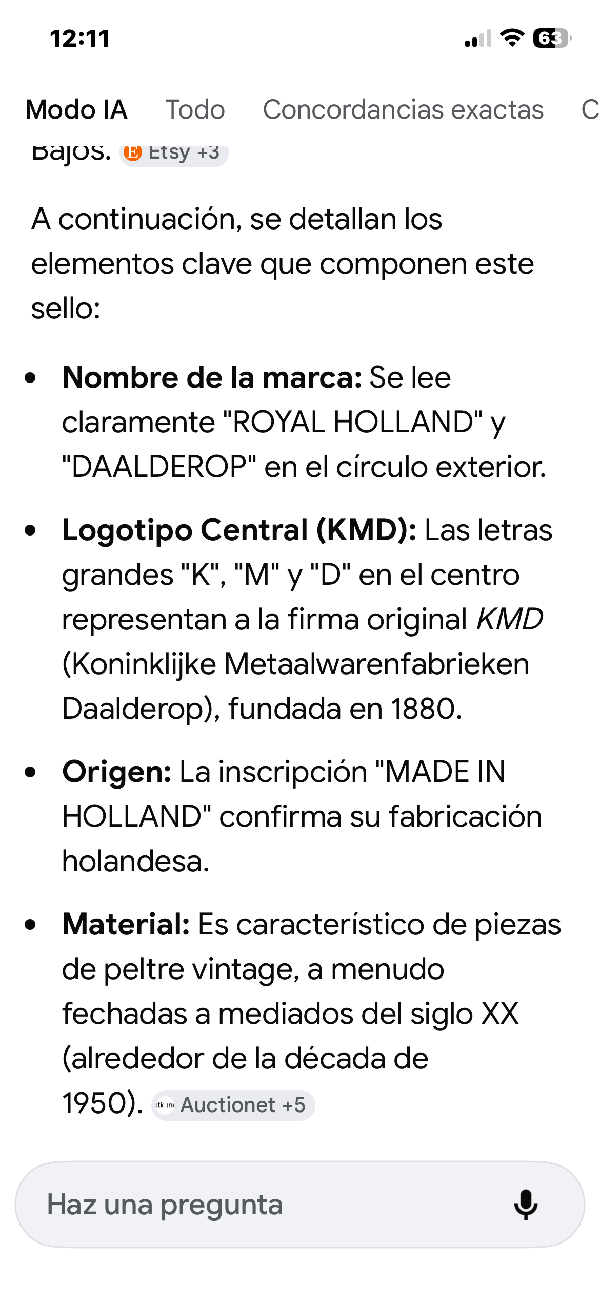 Juego de jarros de metal antiguos - miniatura 5