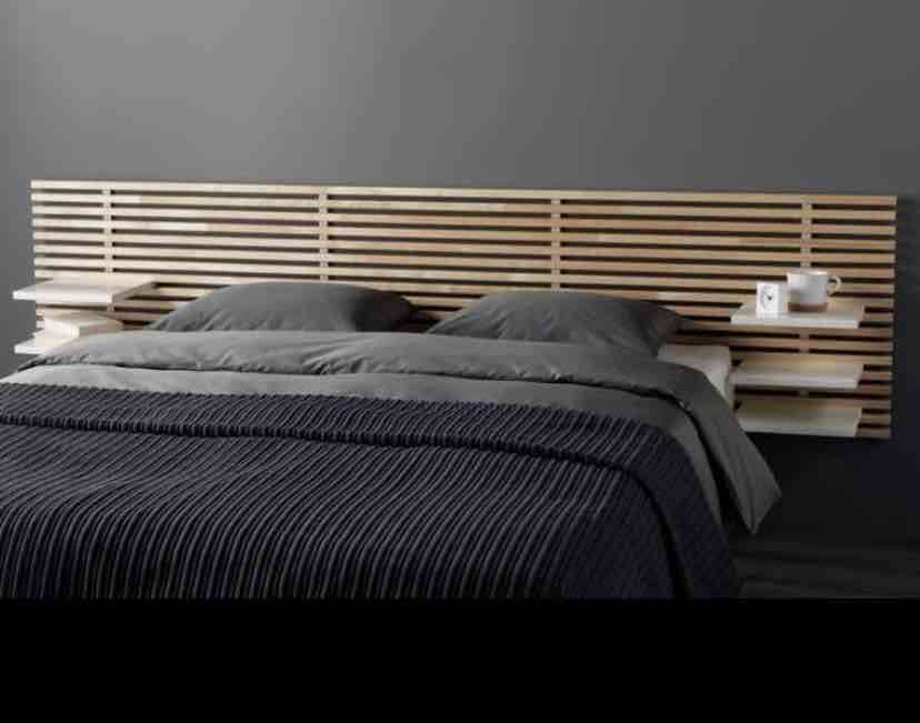 Cabecero de madera dé abseil IKEA - miniatura 3