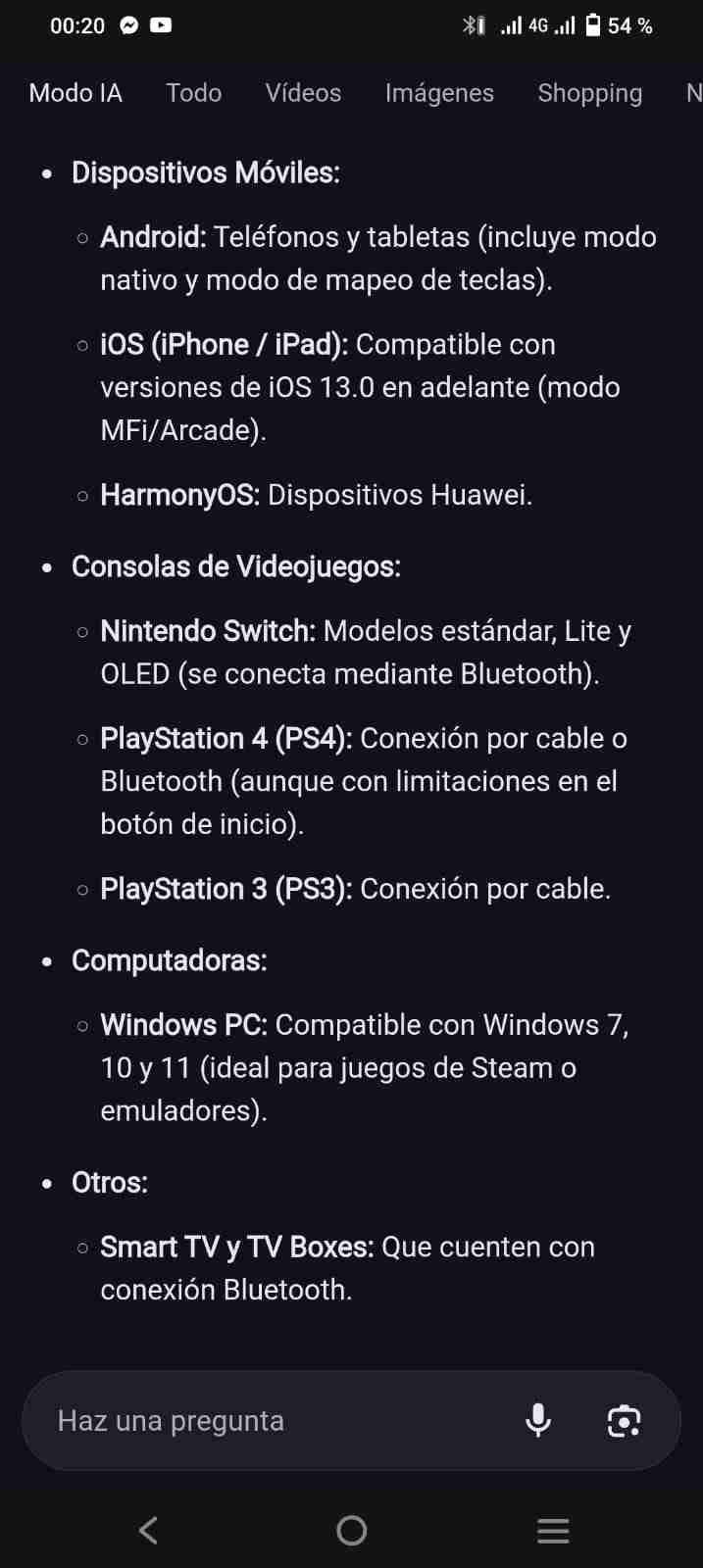 Control para móvil blanco - miniatura 6