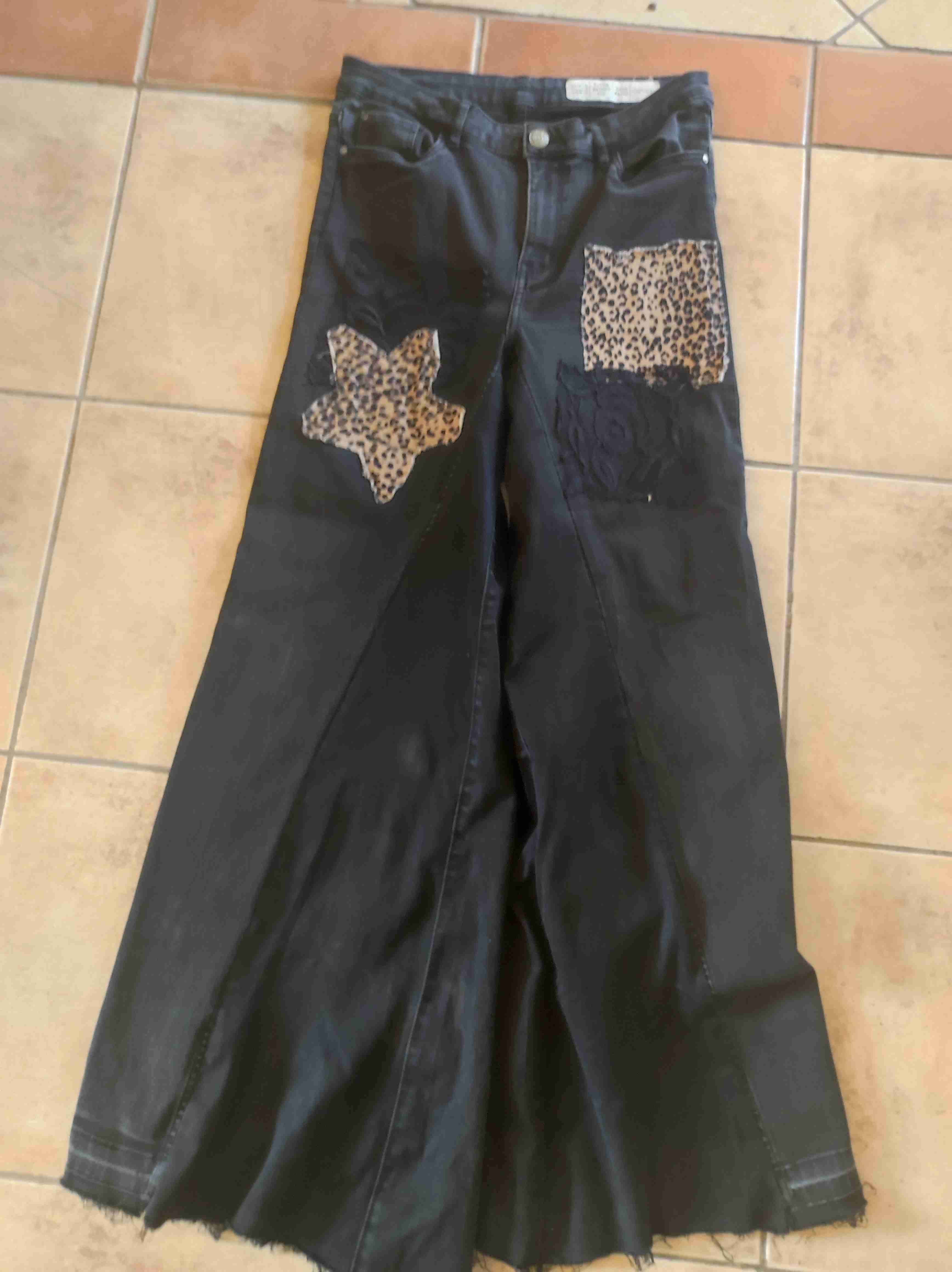 Jeans mujer celestes con estrellas - miniatura 4