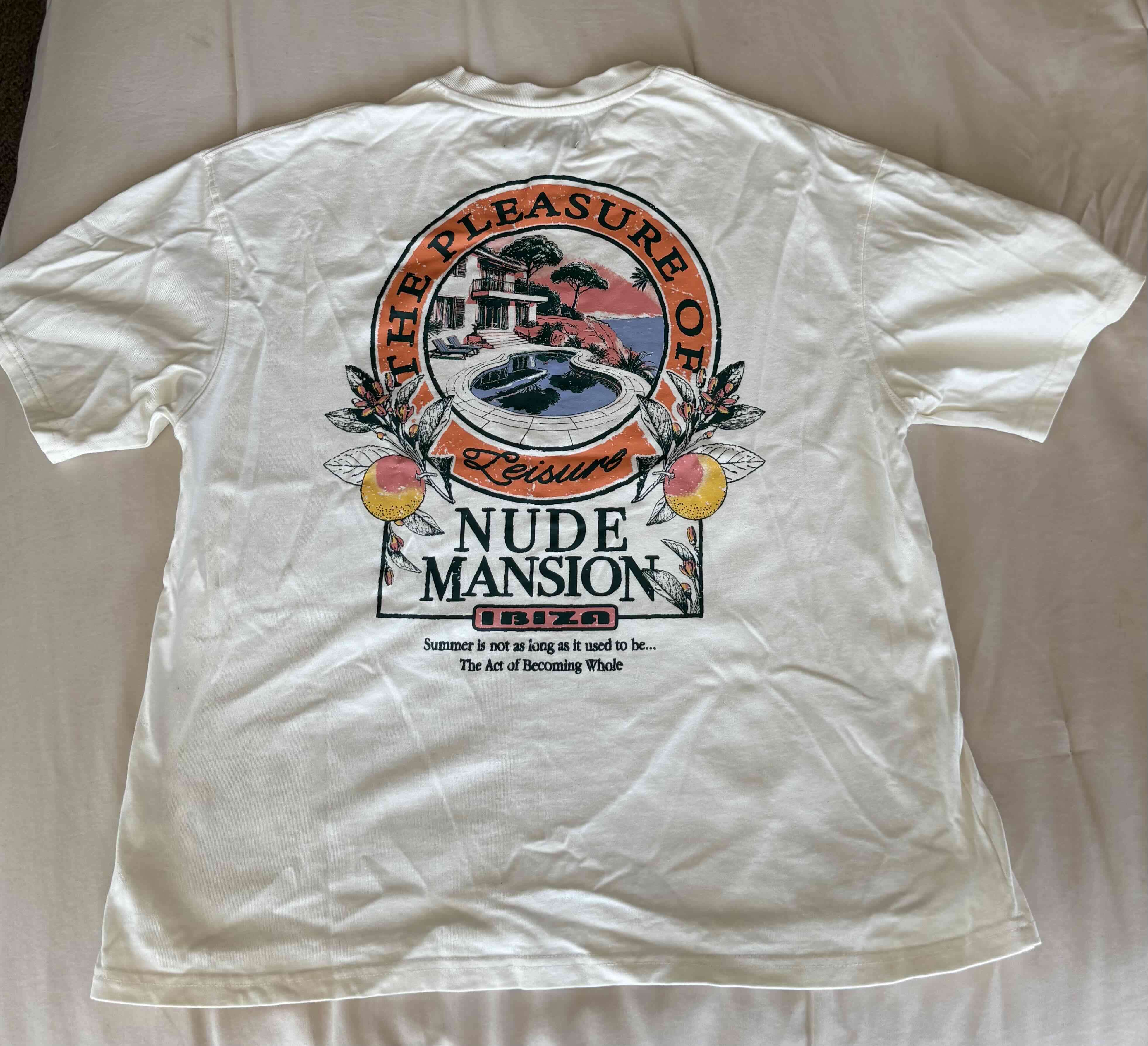 Polera blanca con estampado - miniatura 2