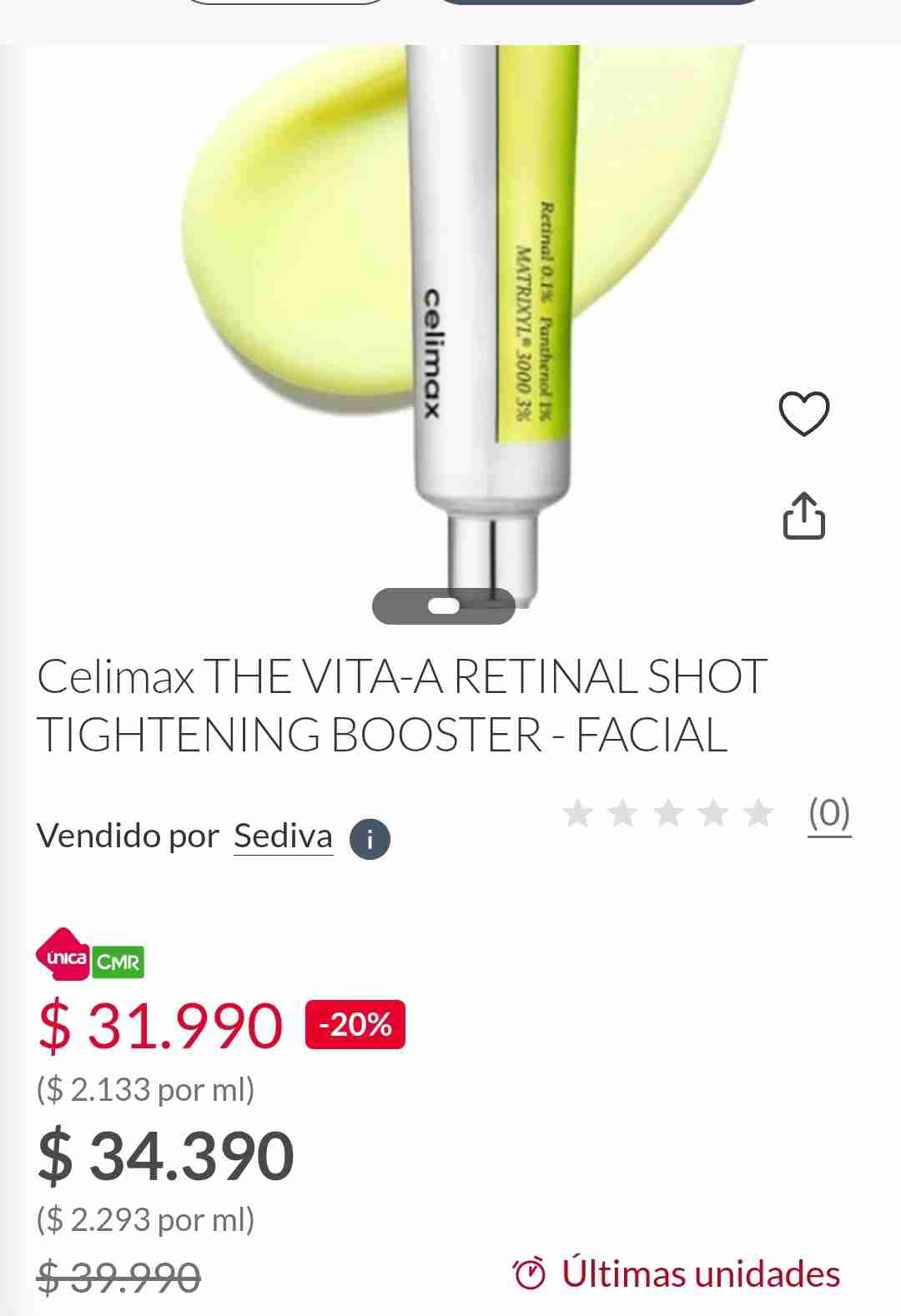 Retinal Shot Tightening Booster Celimax - 6