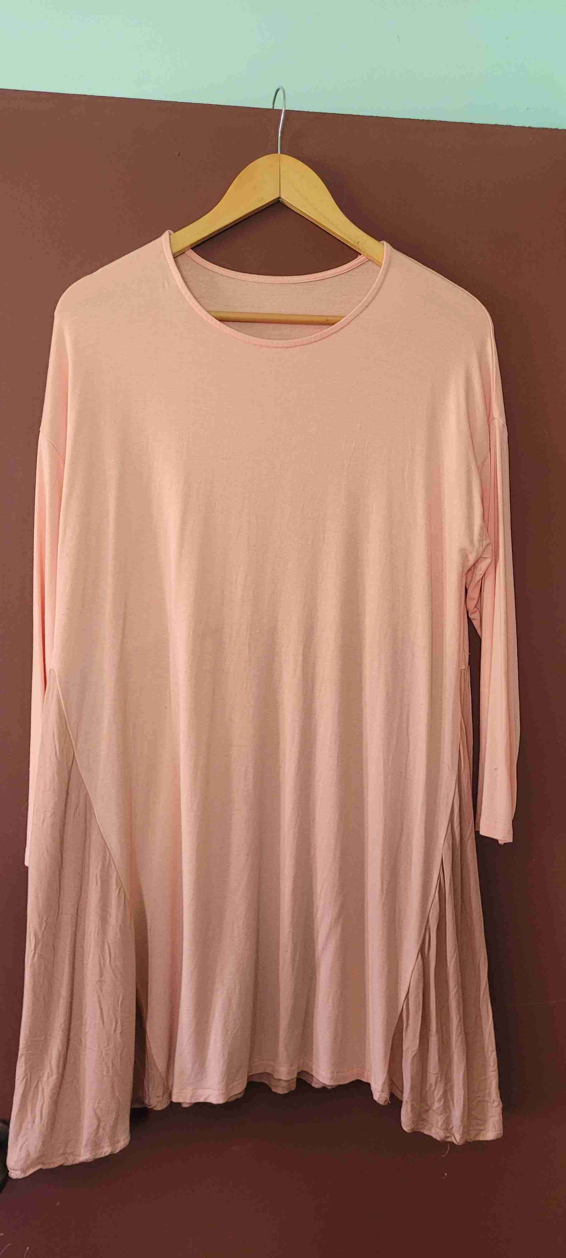 Blusa larga color rosa claro - miniatura 1