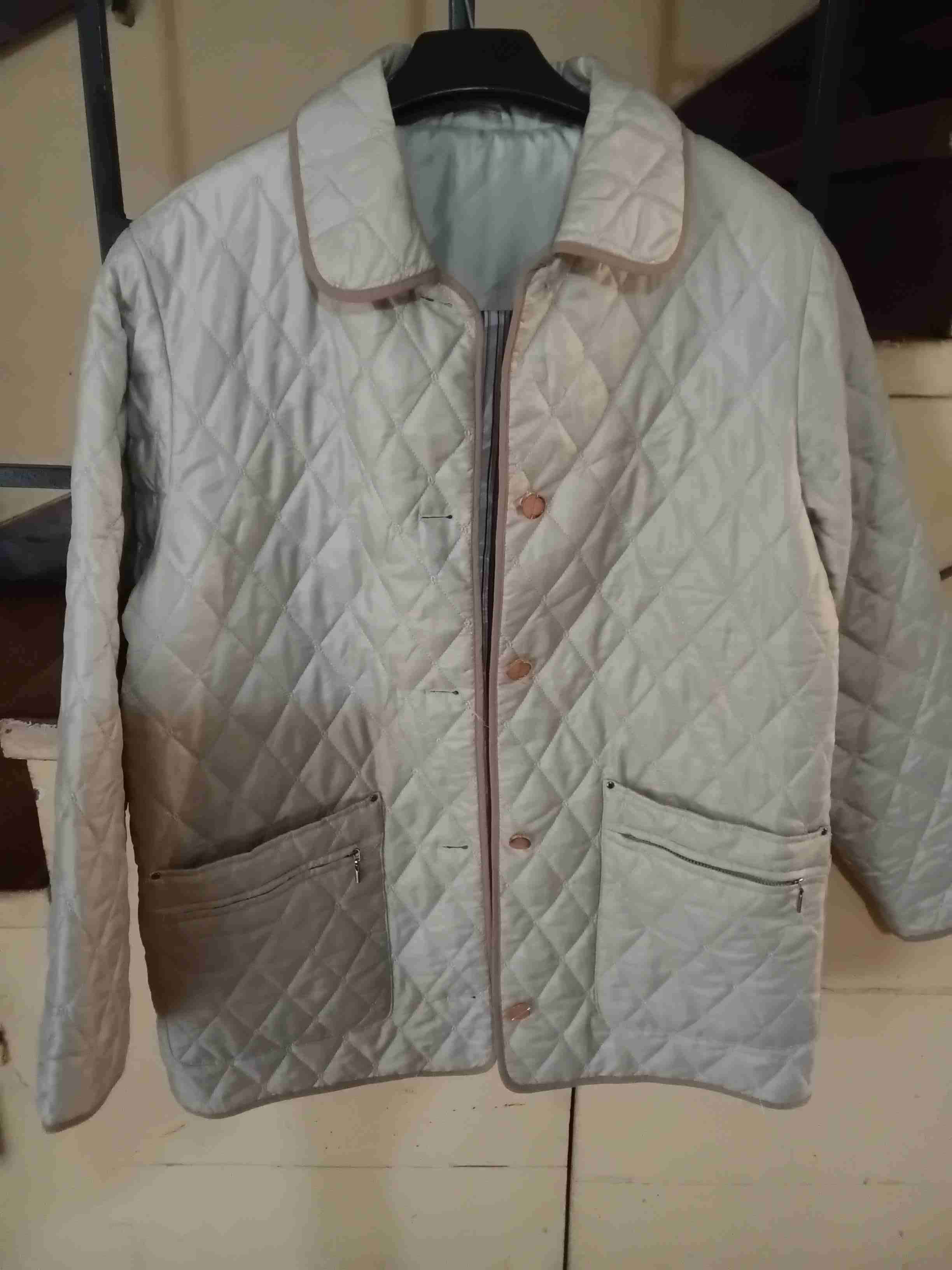 Chaqueta acolchada beige - 1